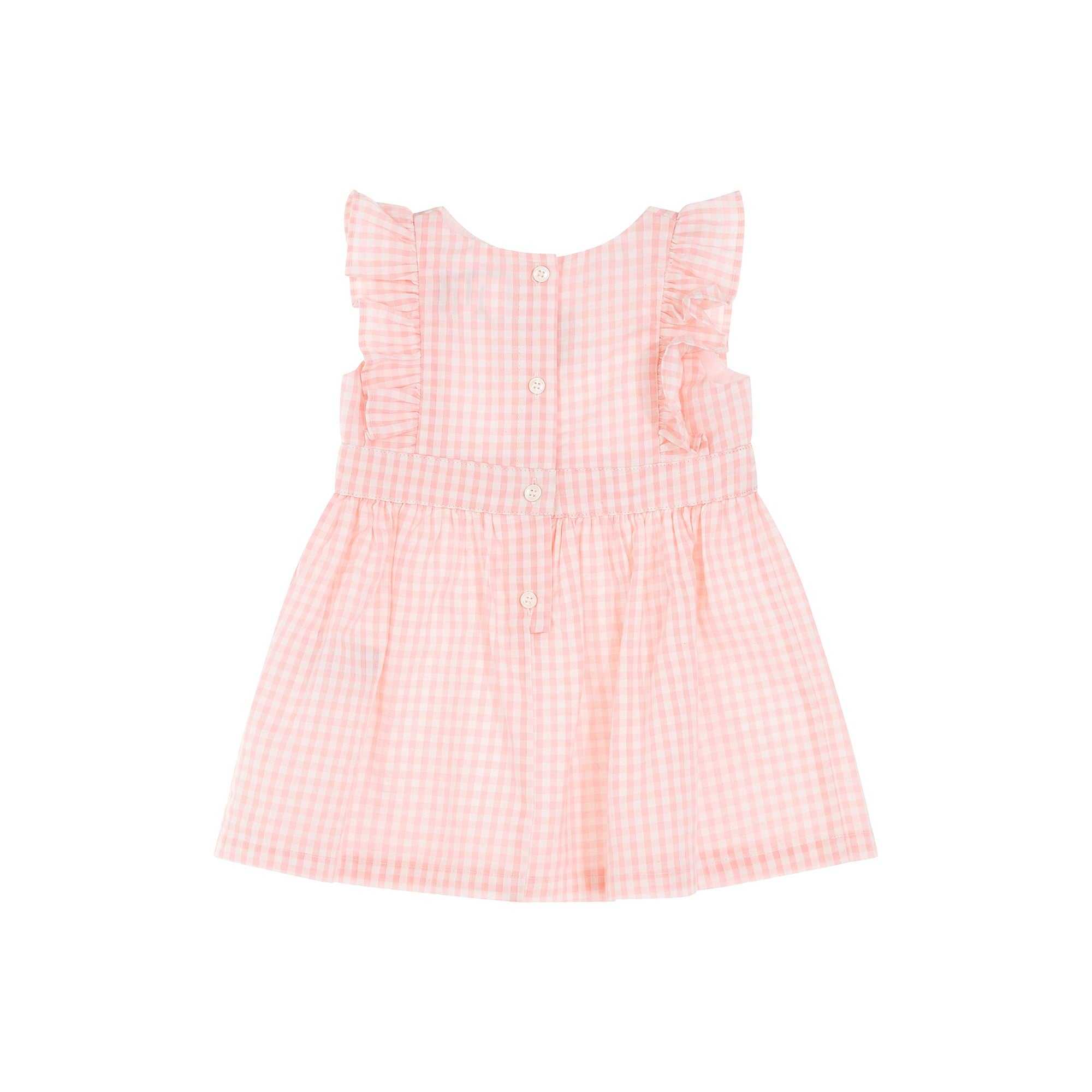 Moschino-Baby Girls Dress Sugar Rose/White