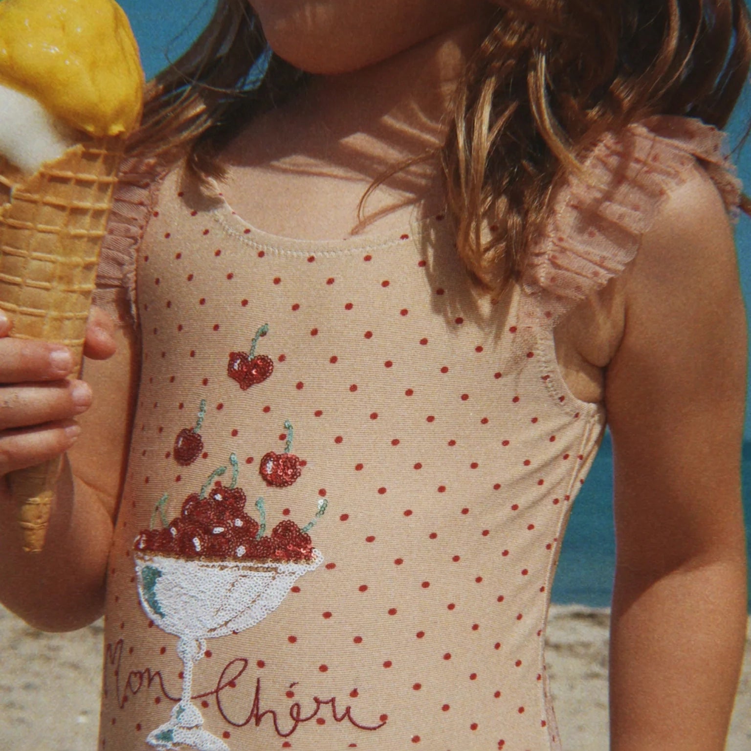 Konges Sløjd-Girl Amandine Swimsuit Emboldened Dot