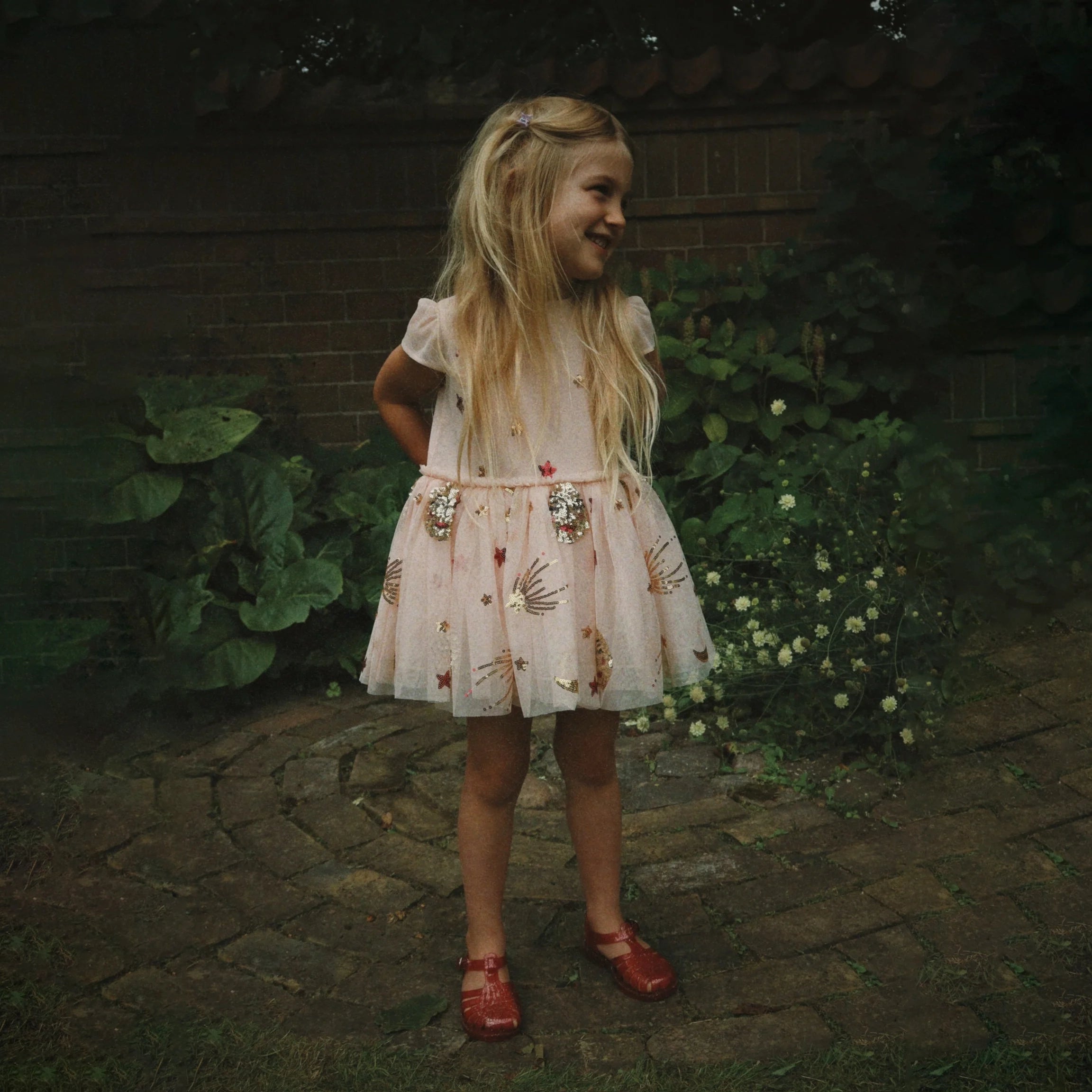 Konges Sløjd-Girl Odette Dress Estella Sequin