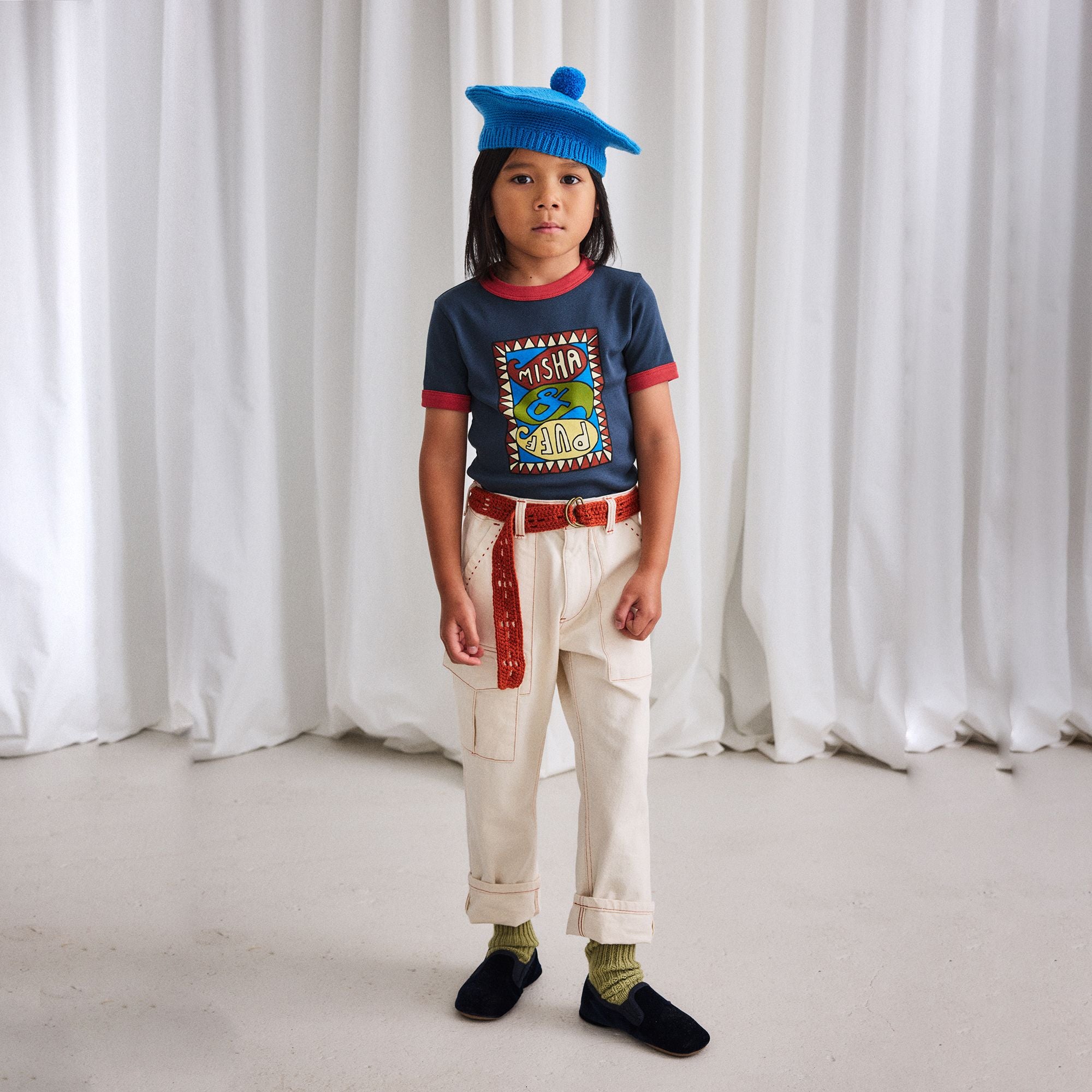 Misha & Puff-Groovy Paisley Ringer Tee Galaxy