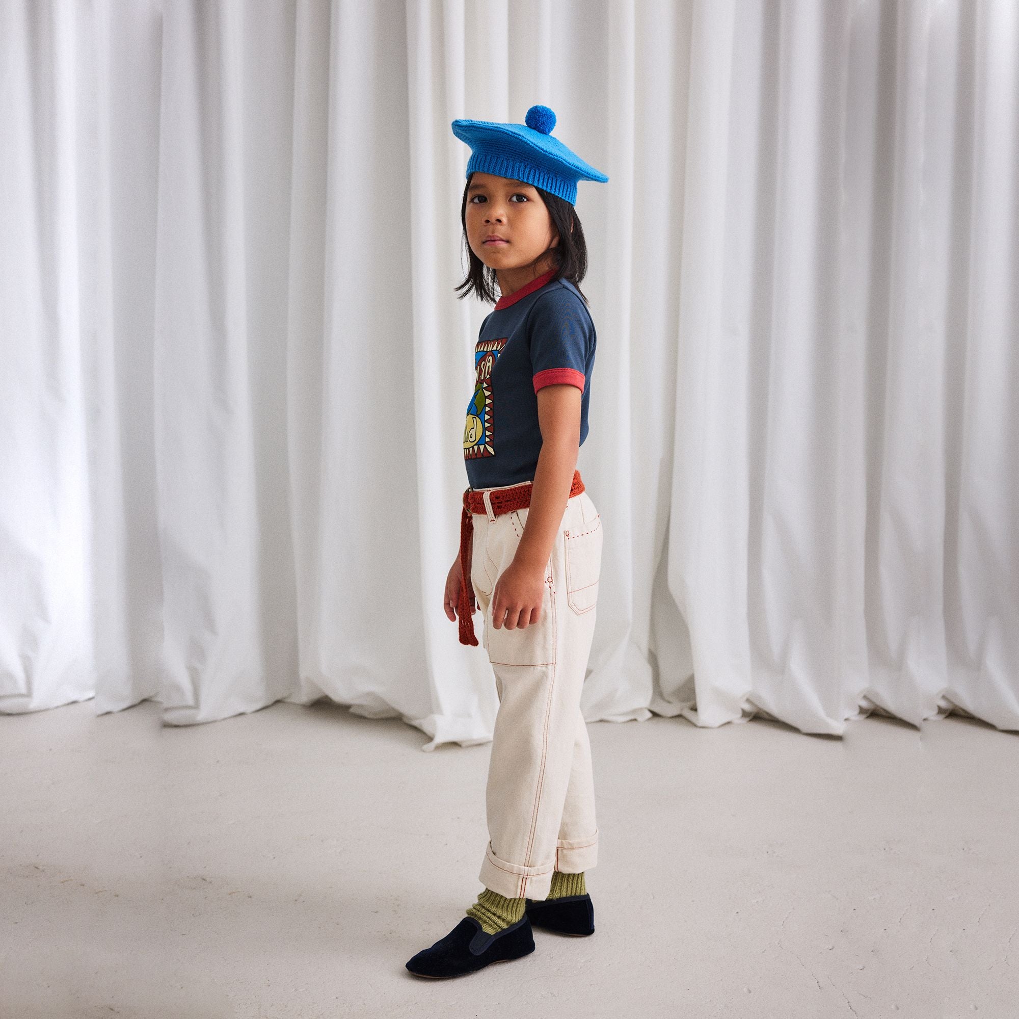 Misha & Puff-Groovy Paisley Ringer Tee Galaxy