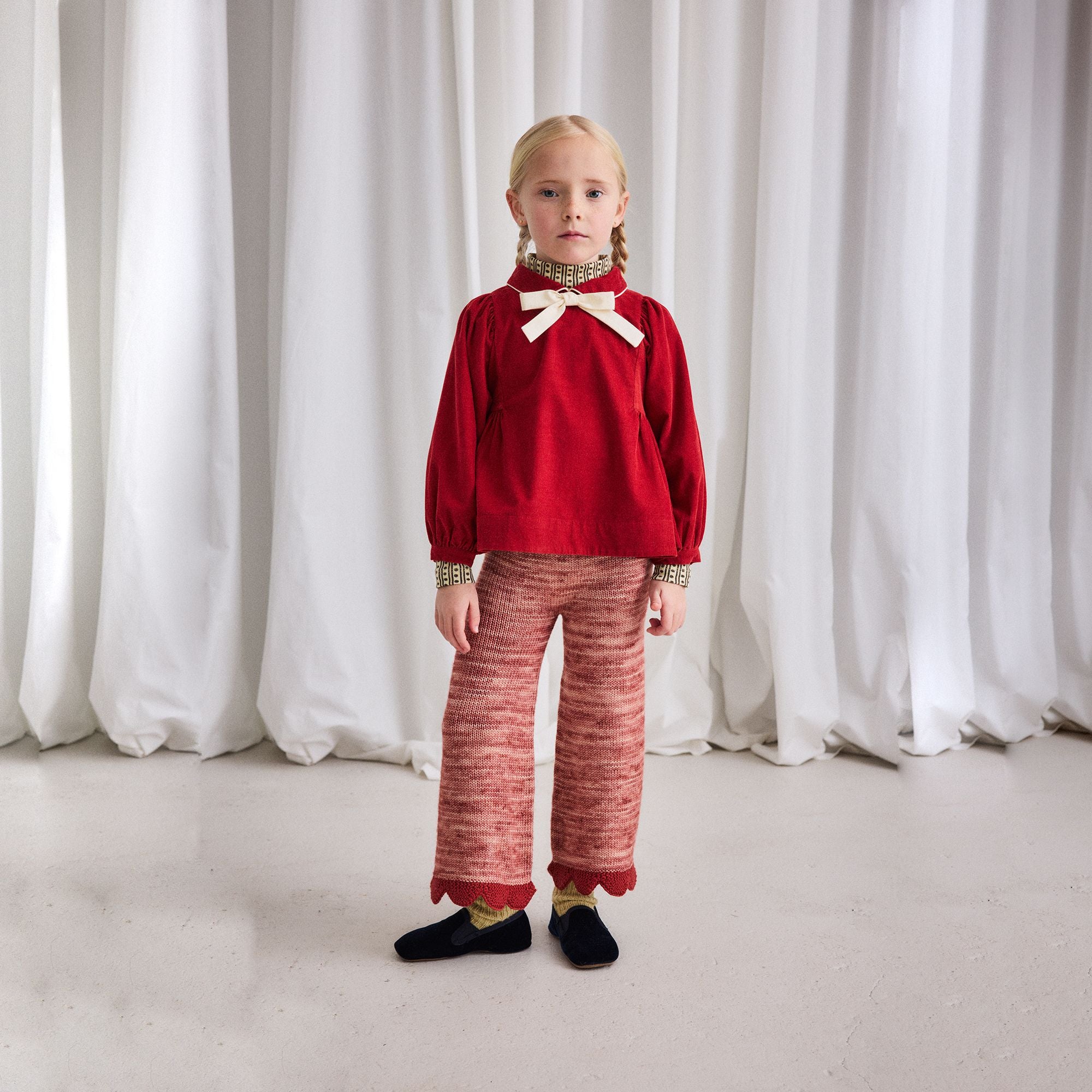 Misha & Puff-Scallop A-Pant Prairie Rose