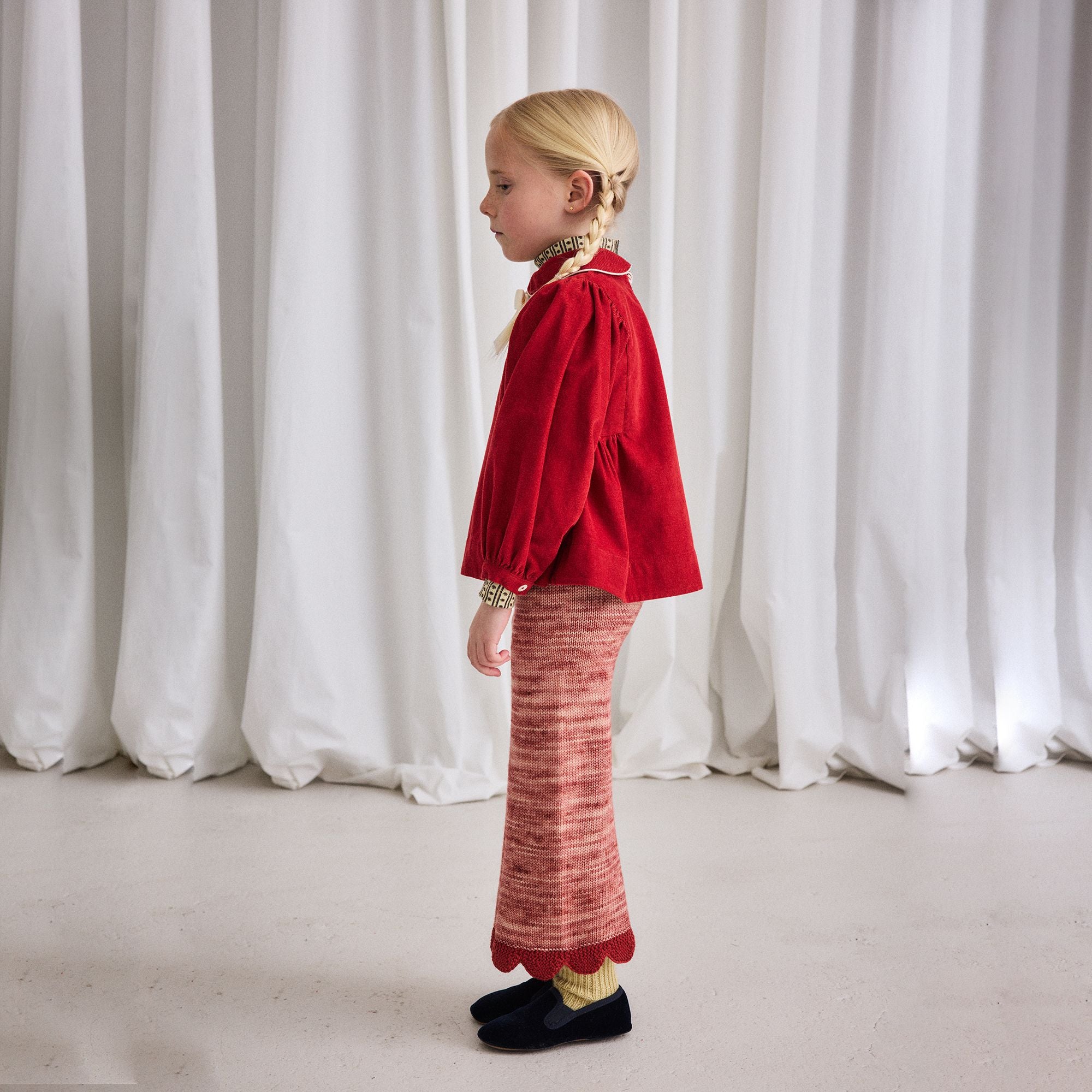 Misha & Puff-Scallop A-Pant Prairie Rose