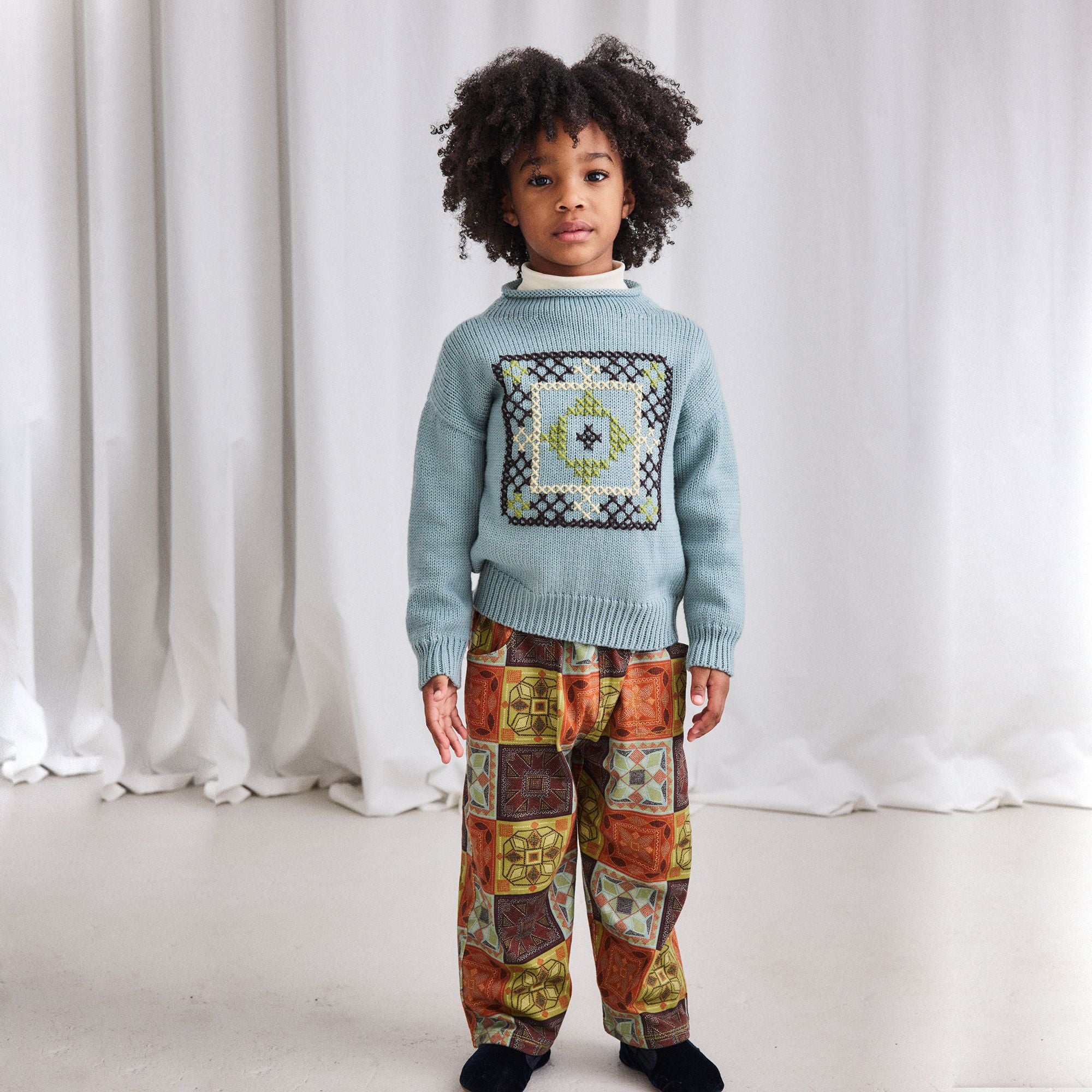 Misha & Puff-Cross Stitch Simple Sweater Overcast