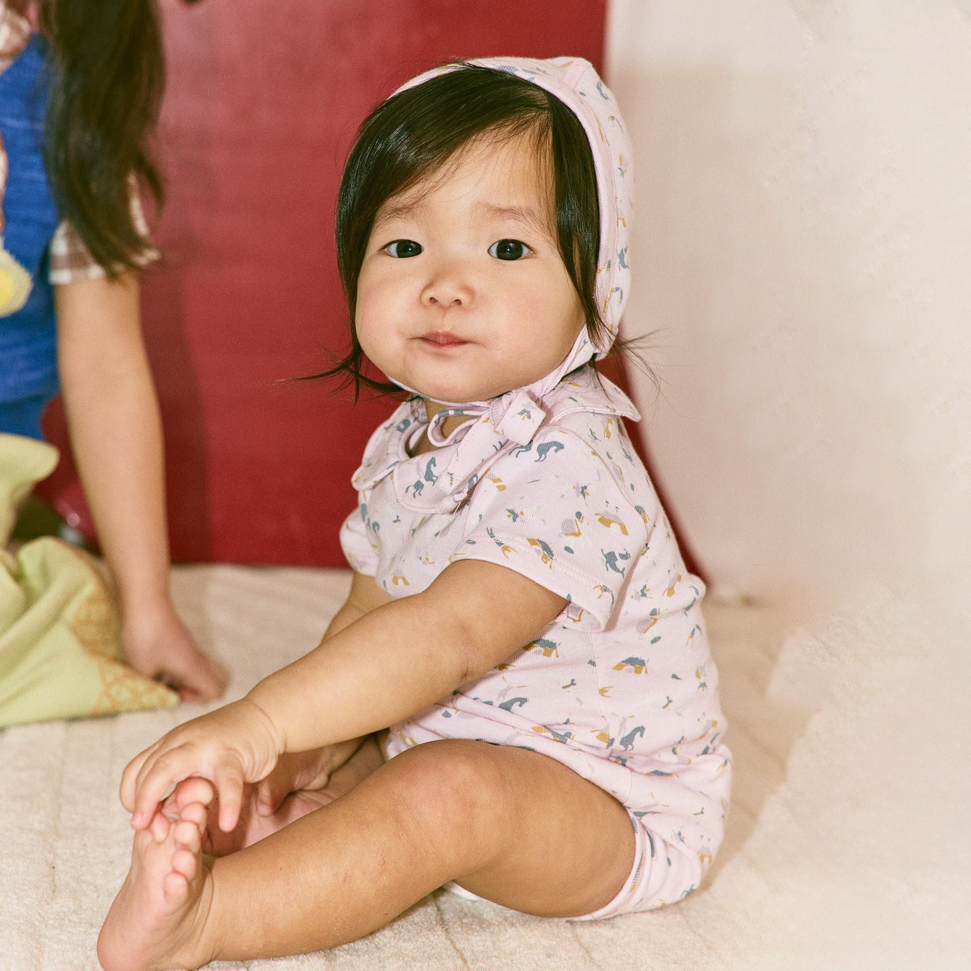 Misha & Puff-Baby Petit Collar Onesie Aura Circus