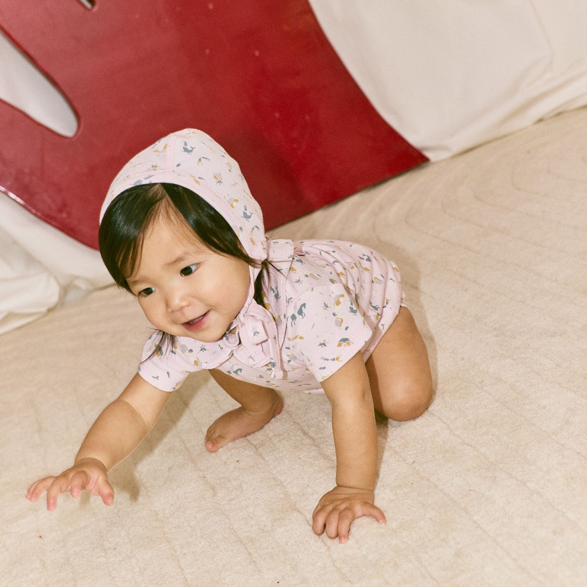 Misha & Puff-Baby Petit Collar Onesie Aura Circus