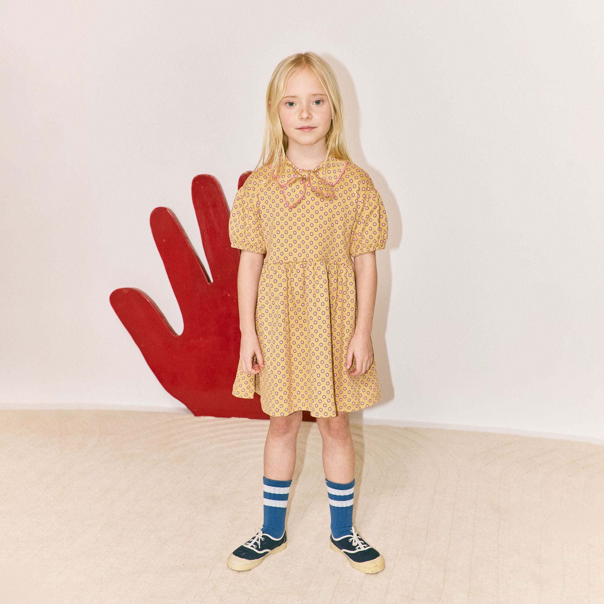 Misha & Puff-Girls Junior Scout Dress Root Ben-Day Dots