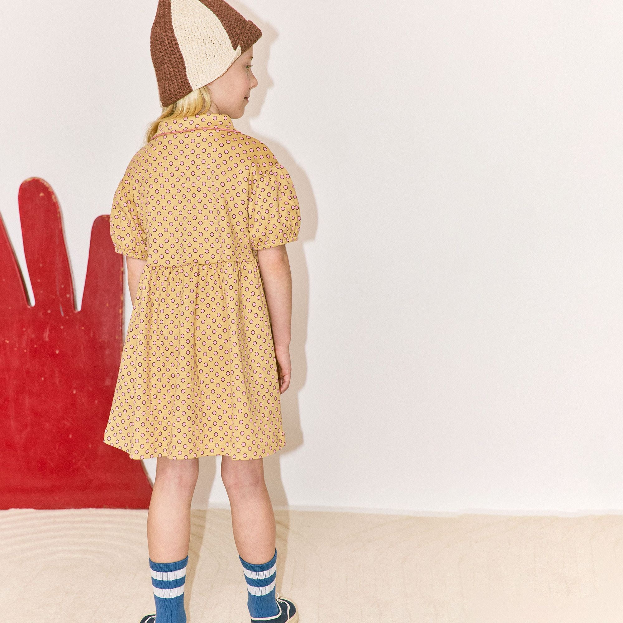 Misha & Puff-Girls Junior Scout Dress Root Ben-Day Dots