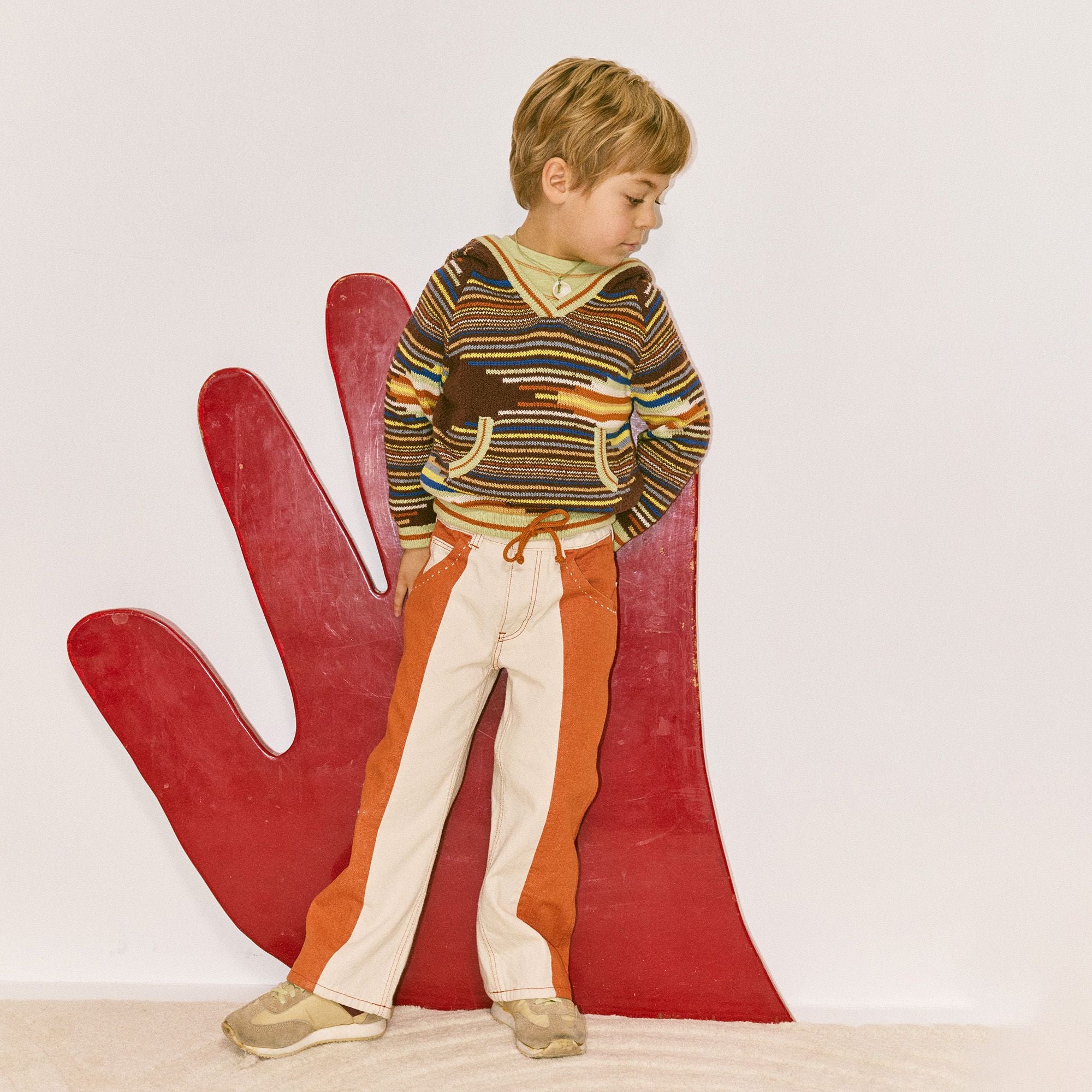 Misha & Puff-Kids Hoodie Cola Tapestry