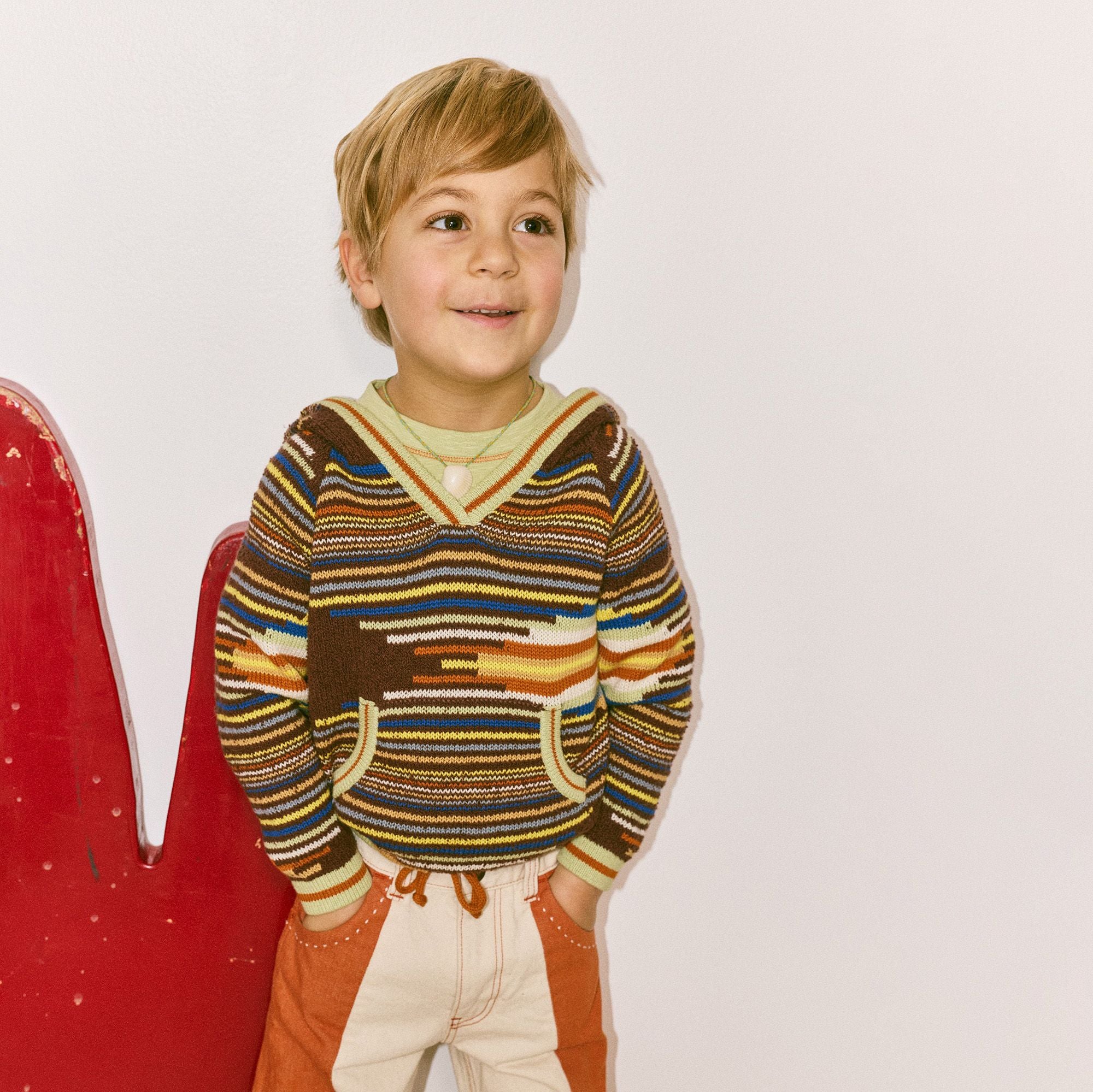 Misha & Puff-Kids Hoodie Cola Tapestry