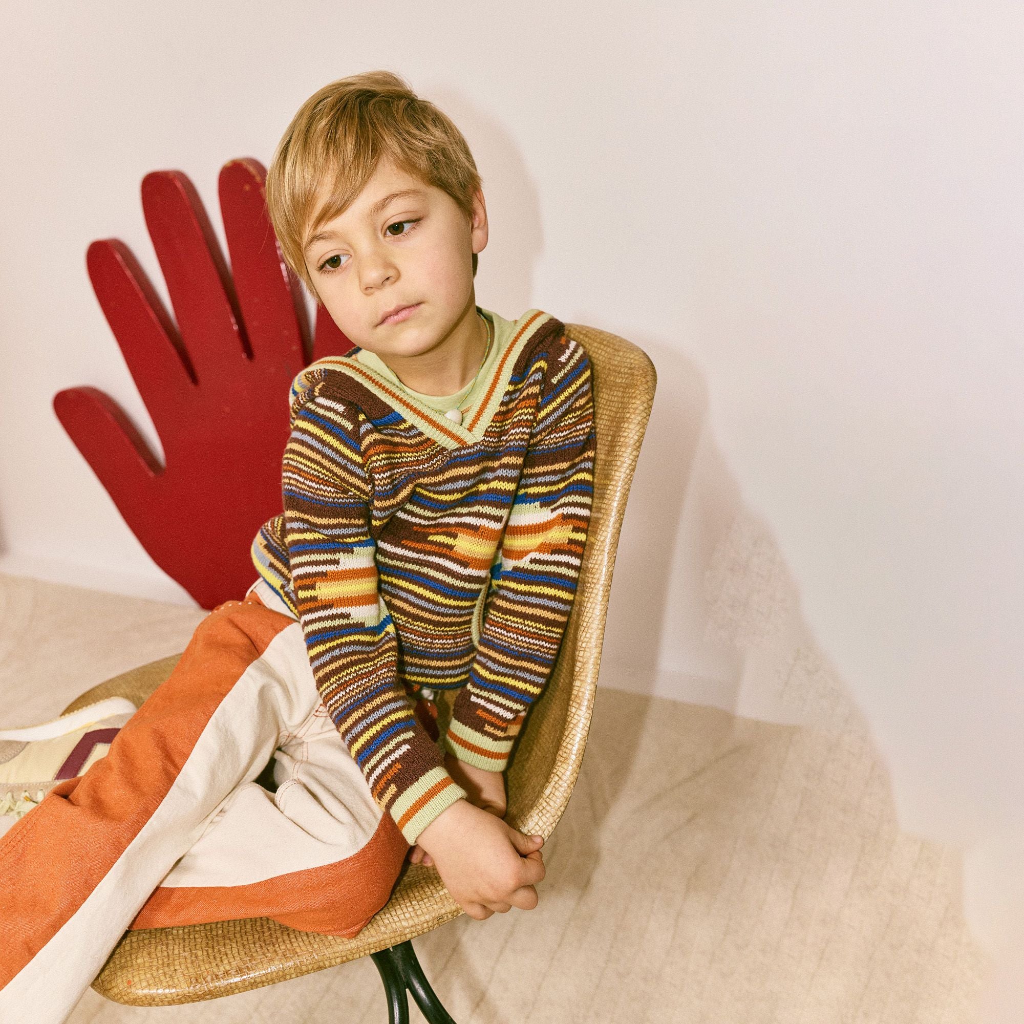 Misha & Puff-Kids Hoodie Cola Tapestry