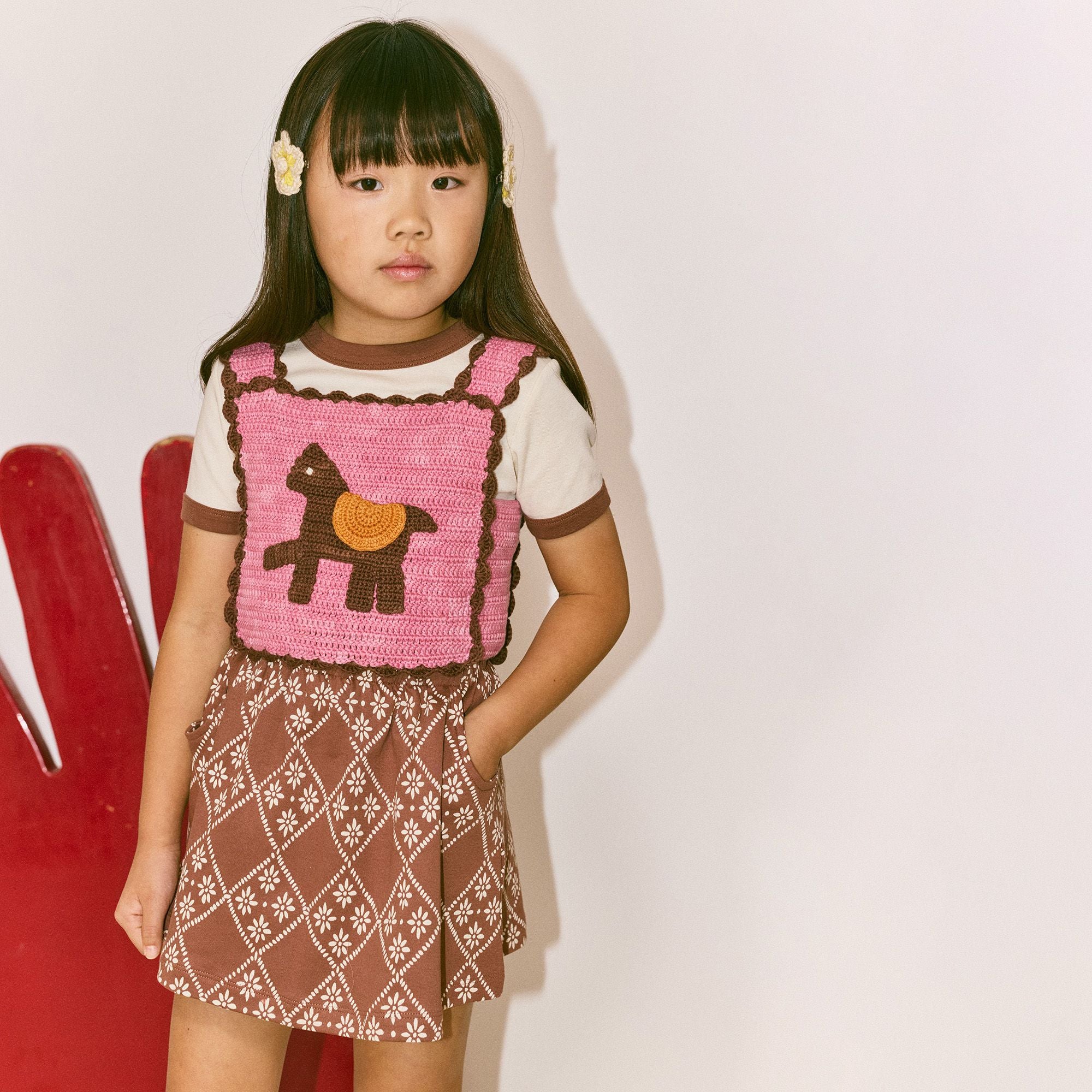 Misha & Puff-Crochet Horse Top Azalea