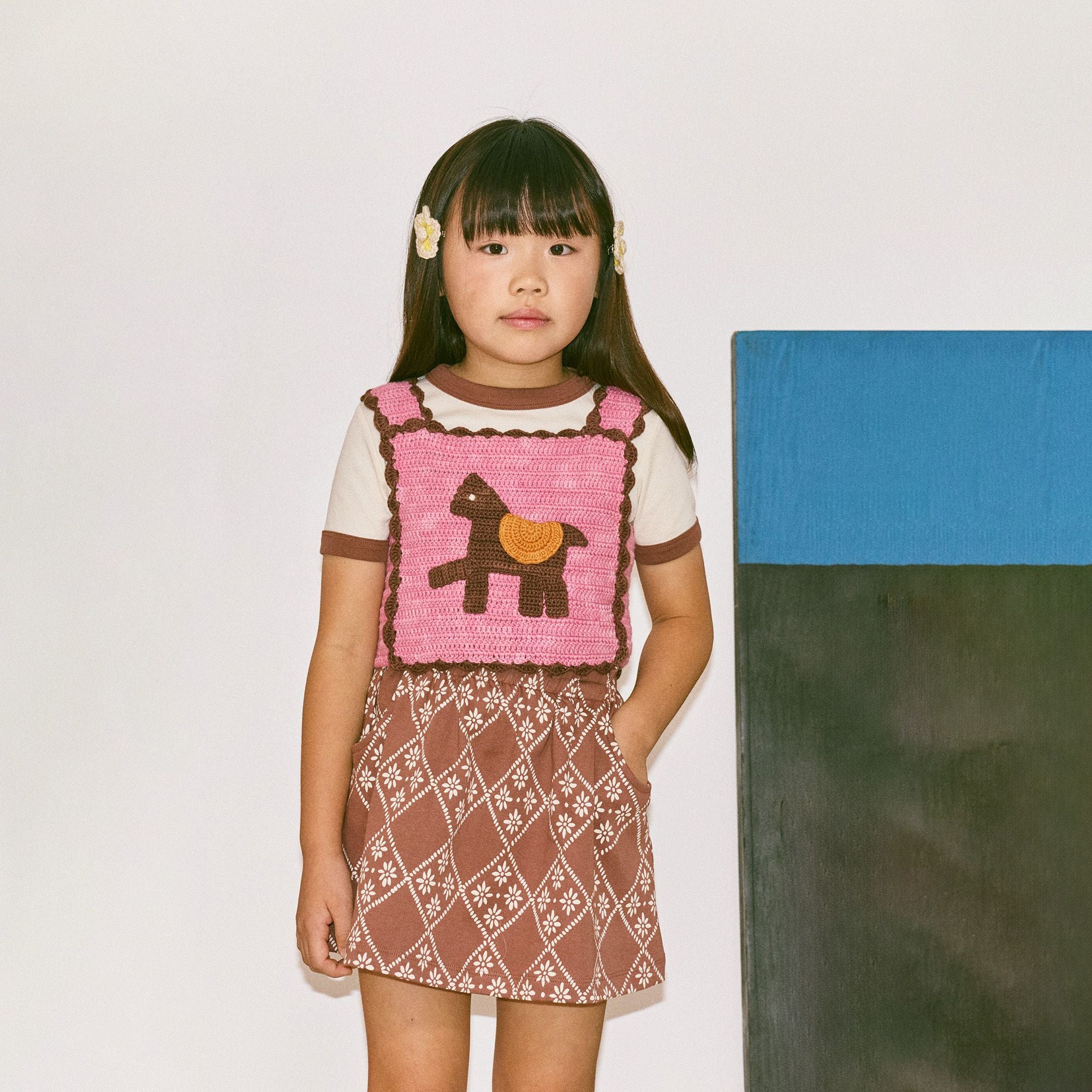 Misha & Puff-Crochet Horse Top Azalea