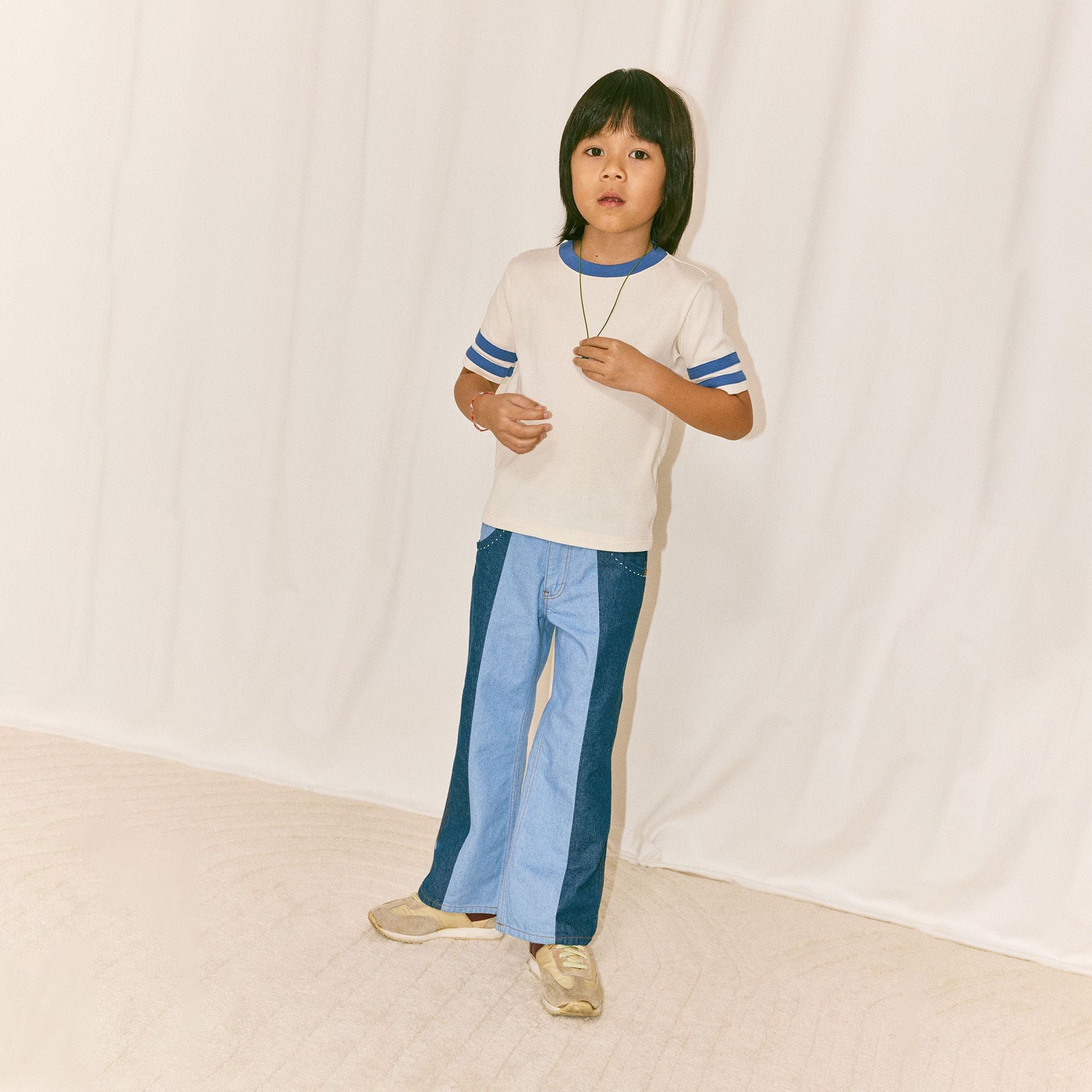 Misha & Puff-Kids Rec Tee Marzipan