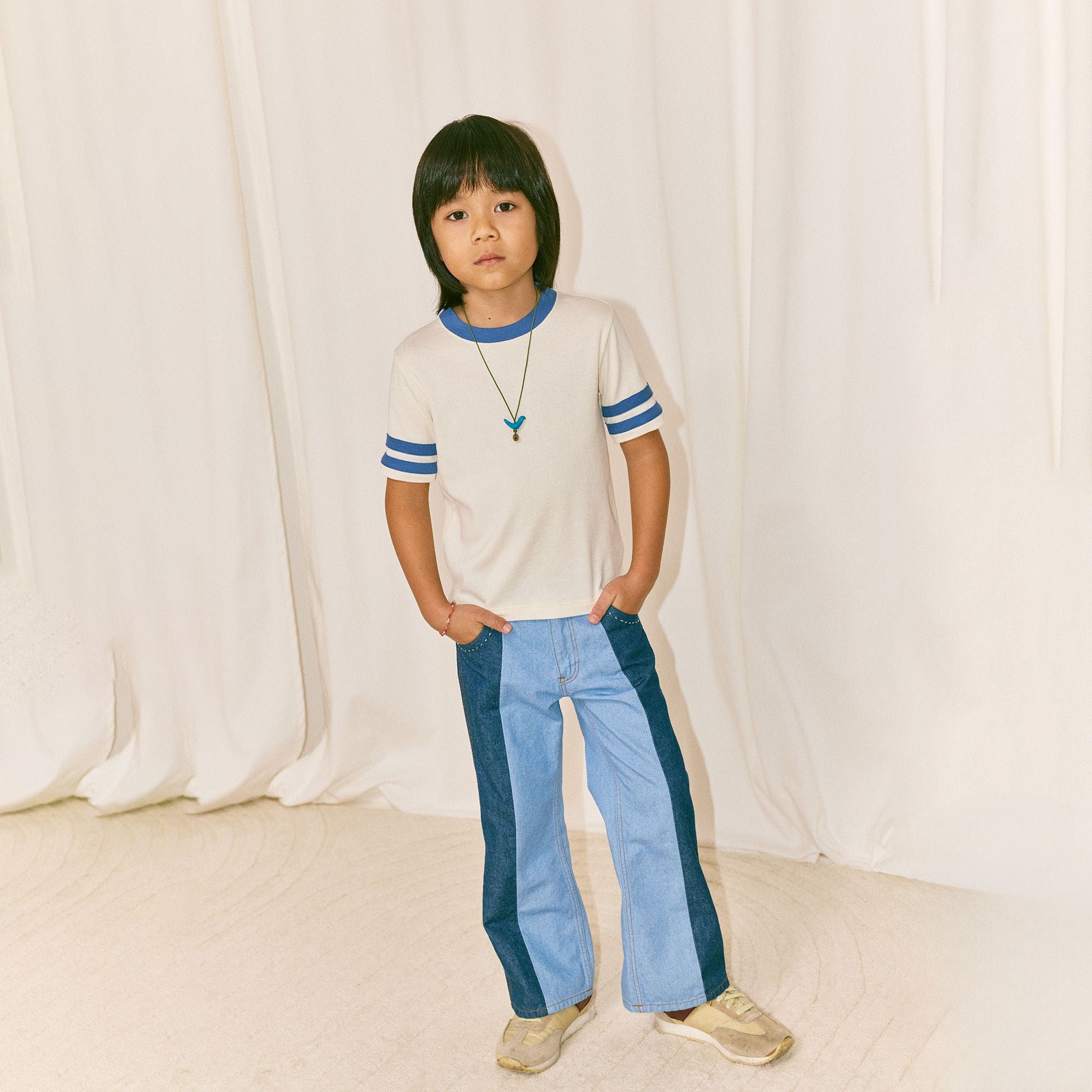 Misha & Puff-Kids Rec Tee Marzipan