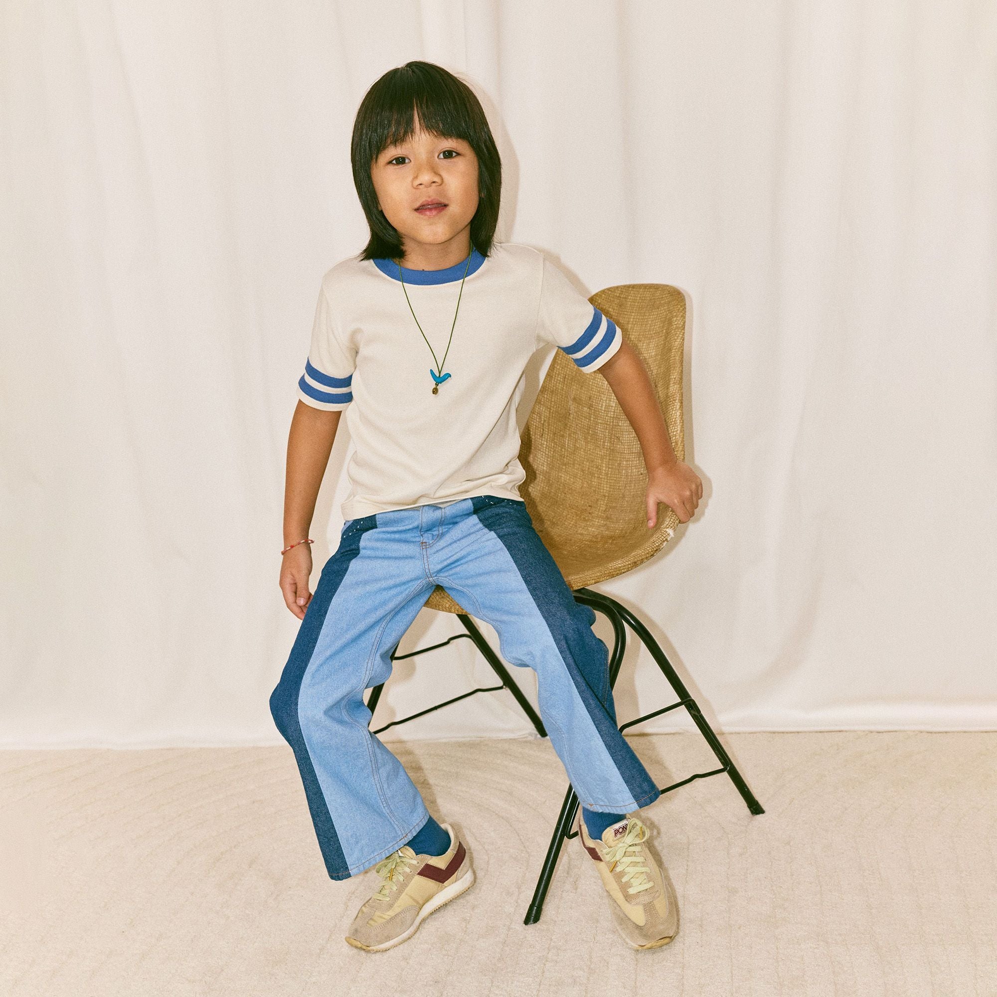 Misha & Puff-Kids Rec Tee Marzipan