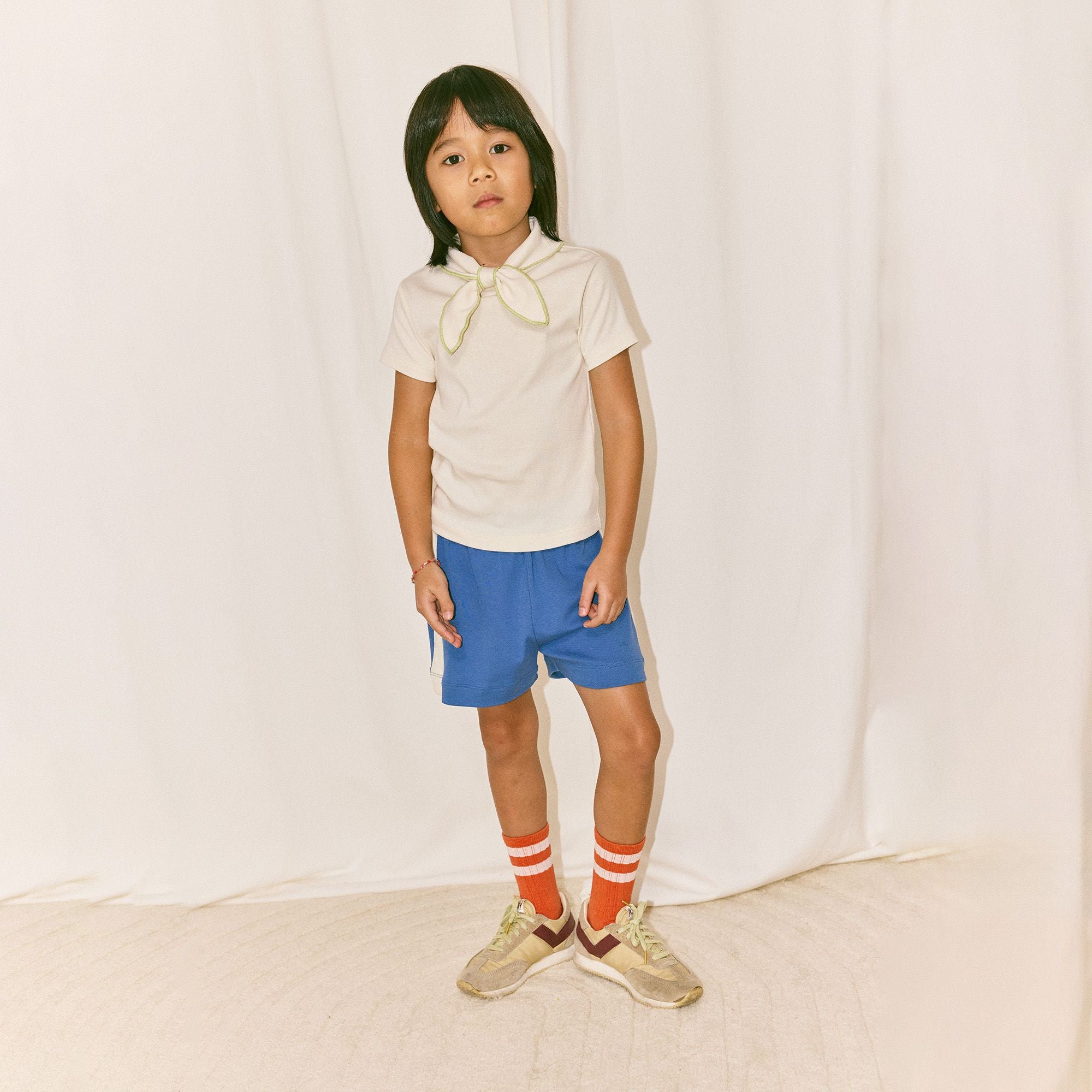 Misha & Puff-Kids Resort Short Blue Ribbon