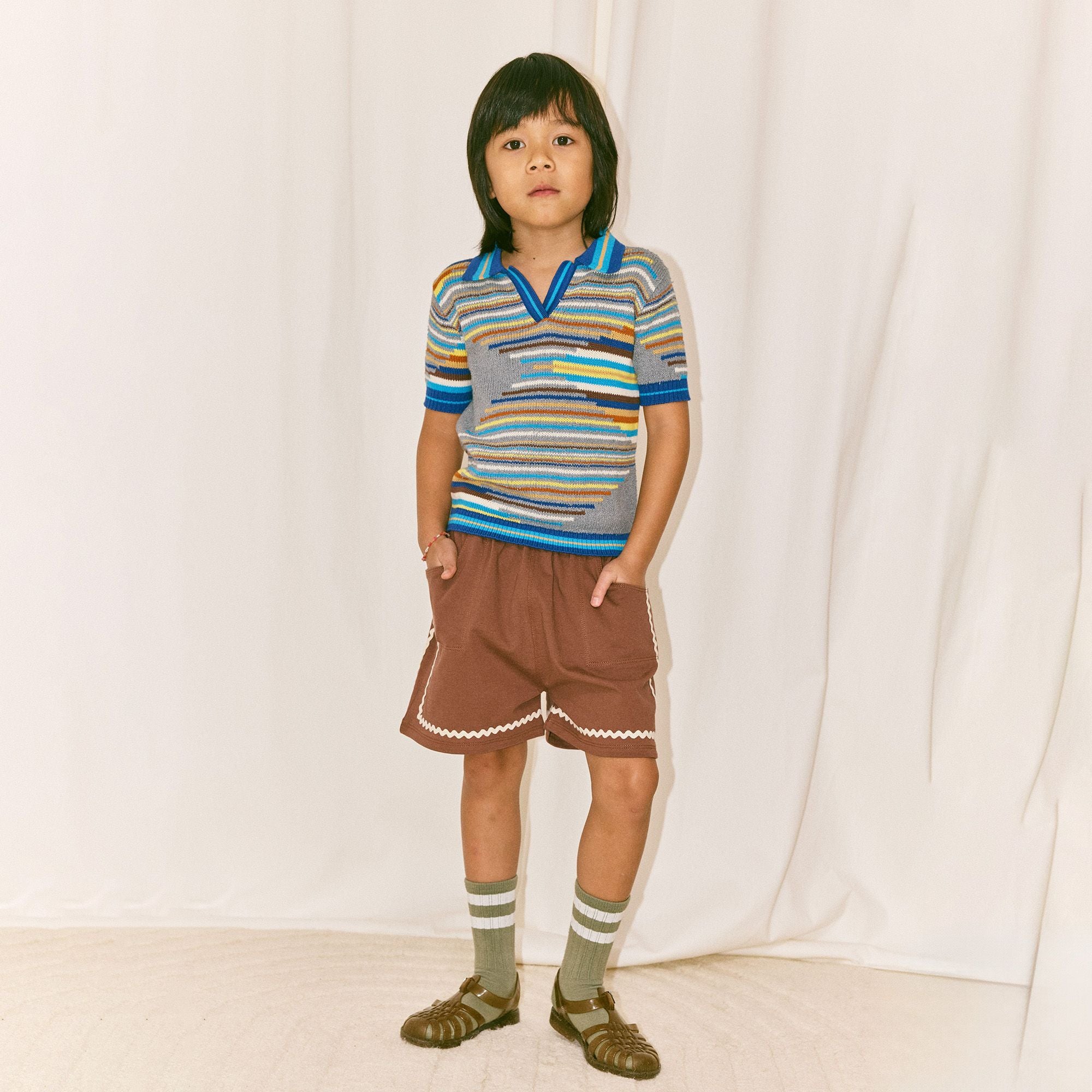 Misha & Puff-Rickrack Camp Short Cola