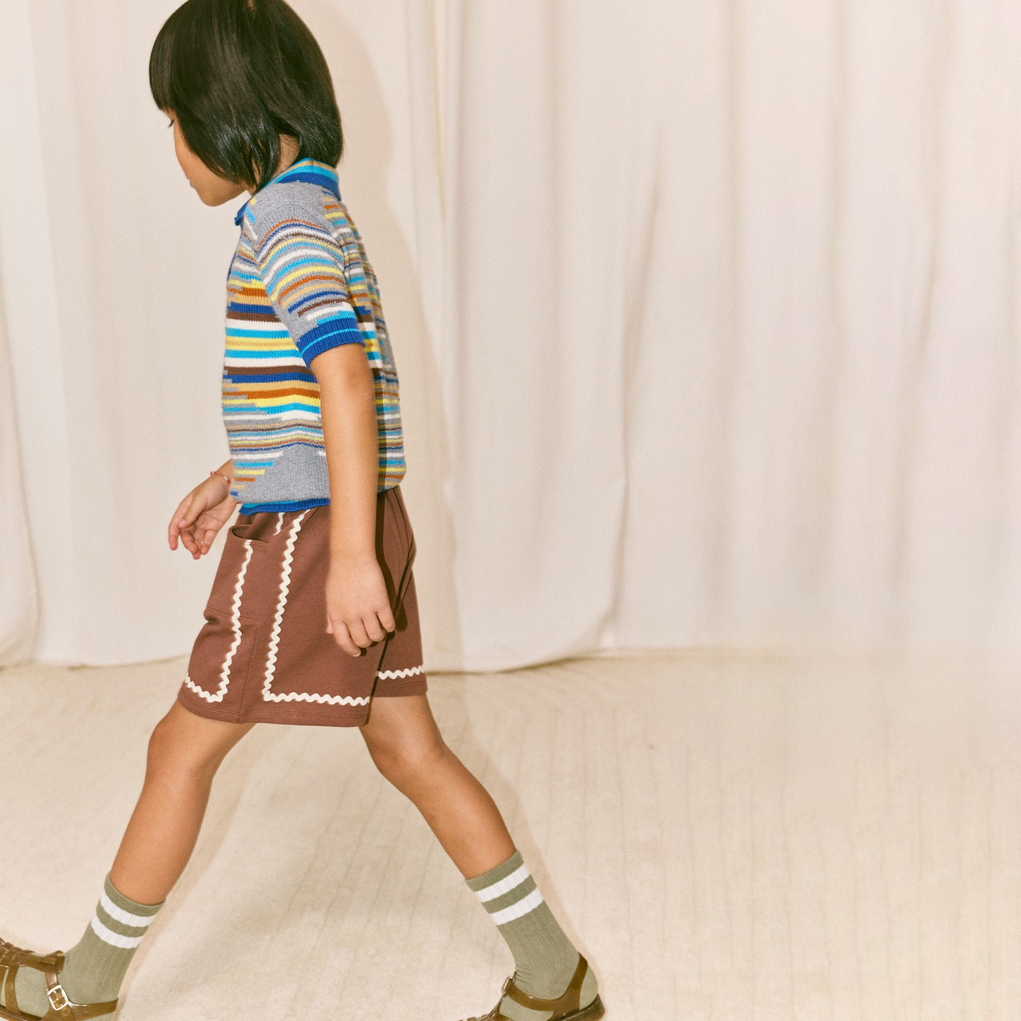 Misha & Puff-Rickrack Camp Short Cola