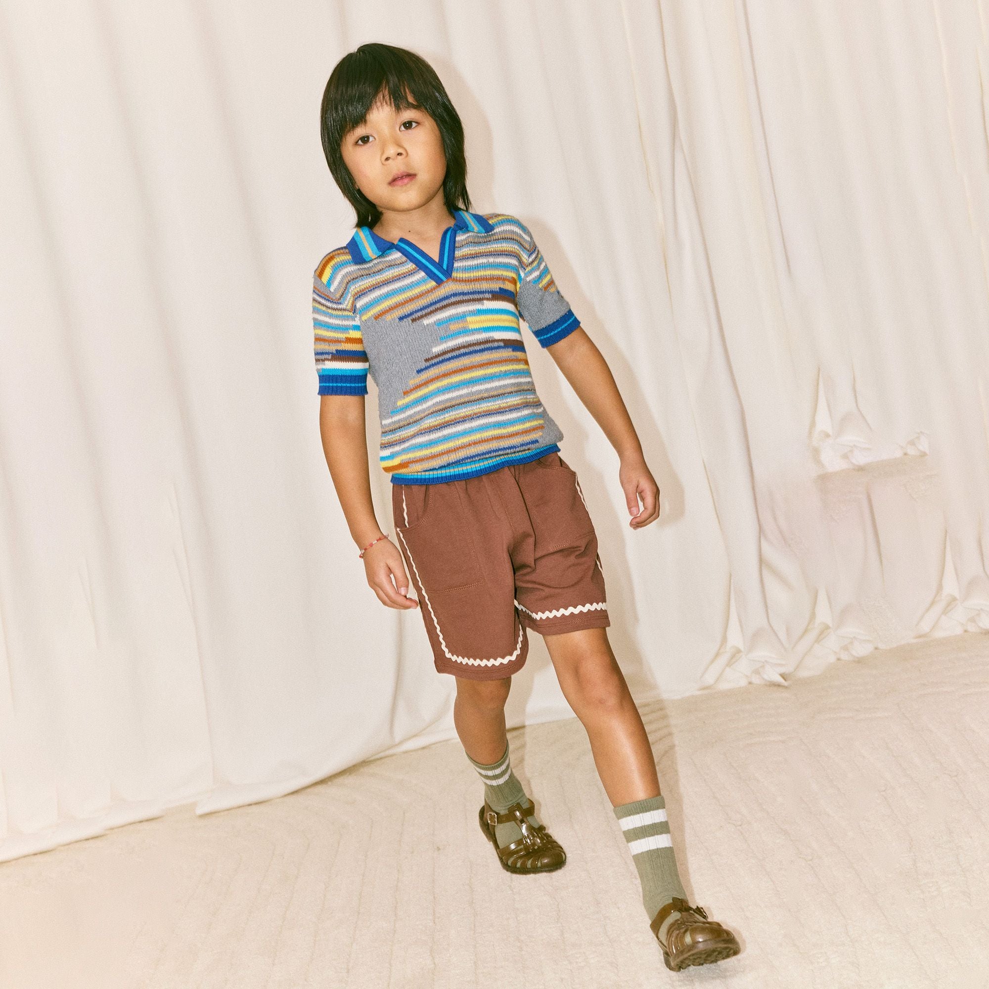 Misha & Puff-Rickrack Camp Short Cola