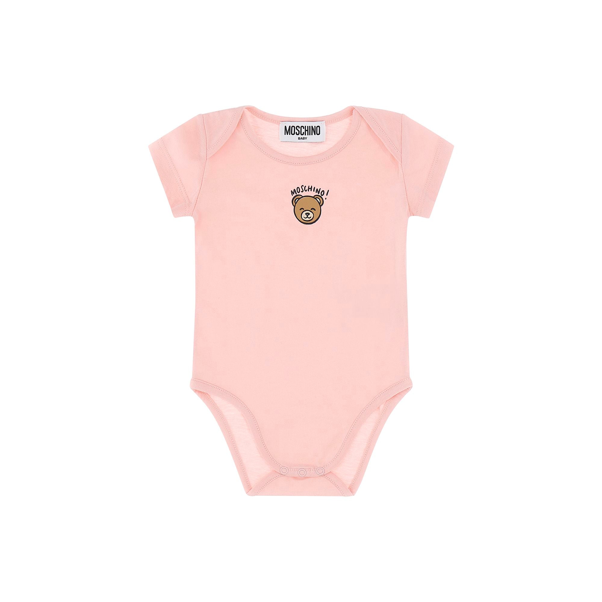 Moschino-Baby Bodysuit Addition Sugar Rose