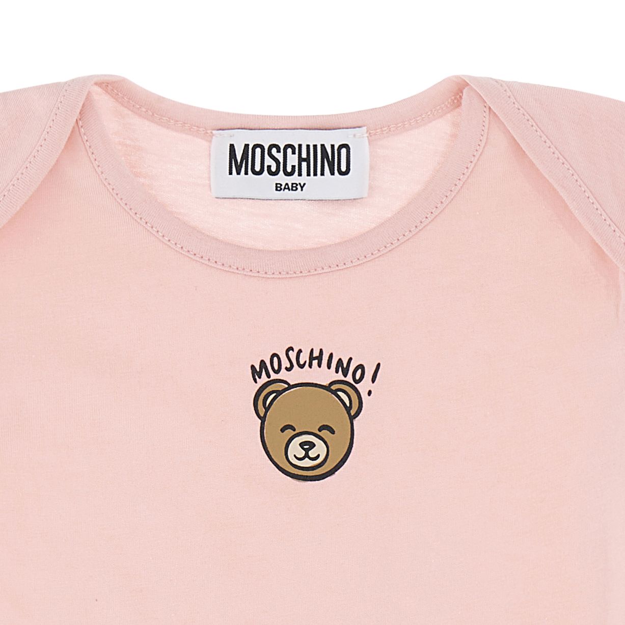 Moschino-Baby Bodysuit Addition Sugar Rose