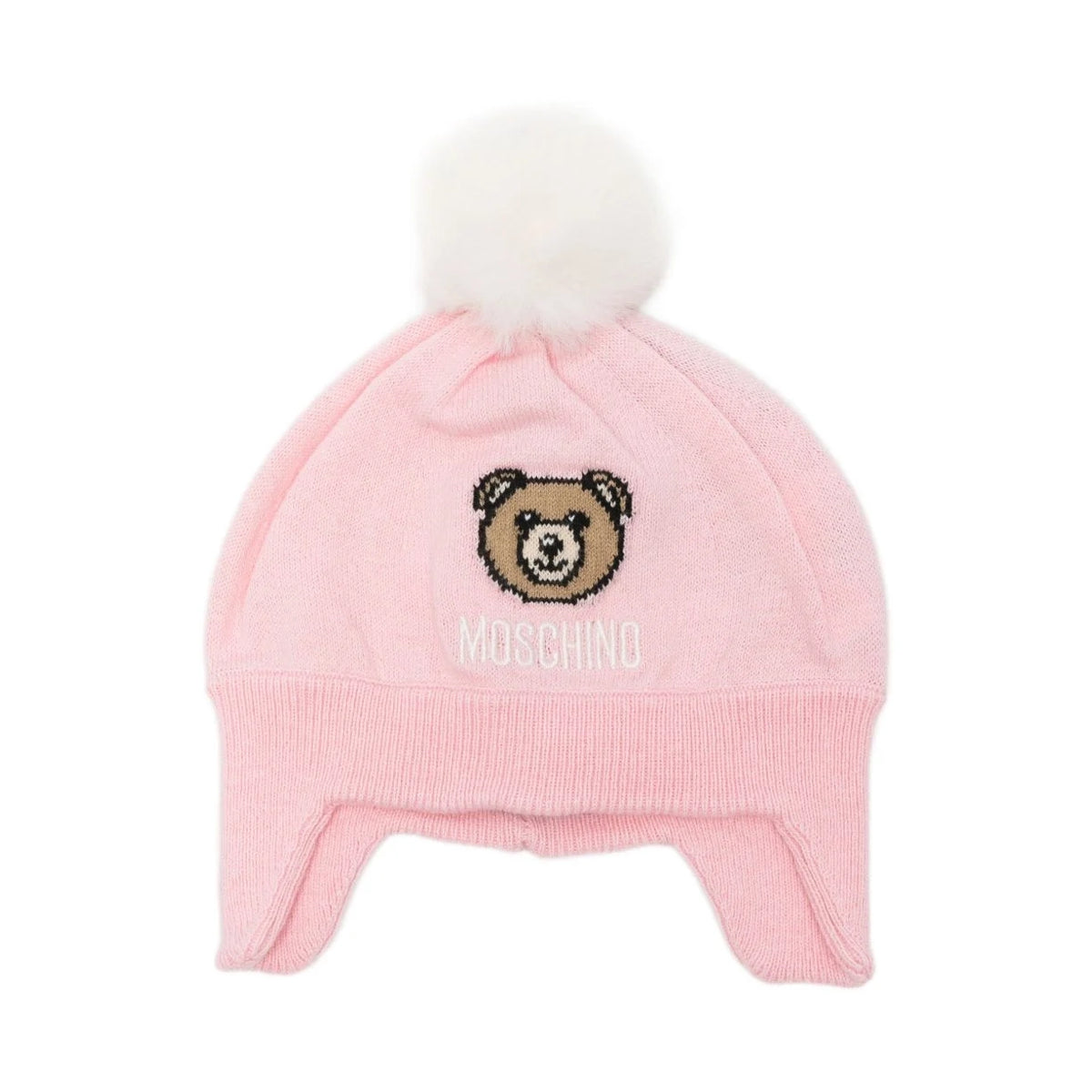 Moschino-Baby Hat W Pom Pom Sgr Rose