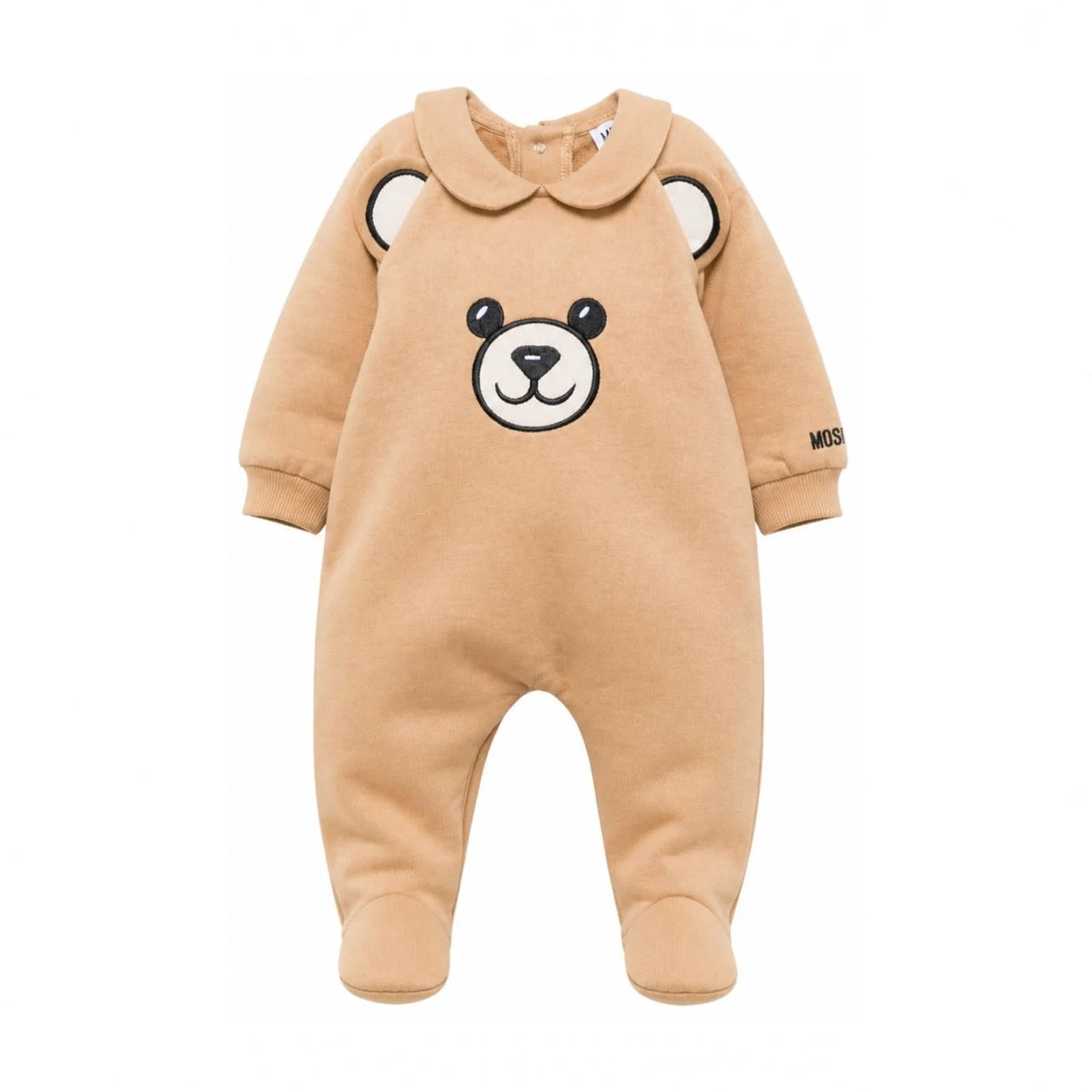 Moschino-Baby LS Bear Footie Besr Brwn