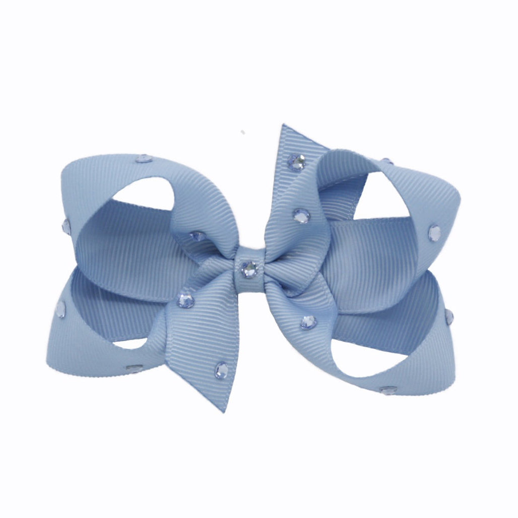 Olilia-Medium Classic Bow-French Blue