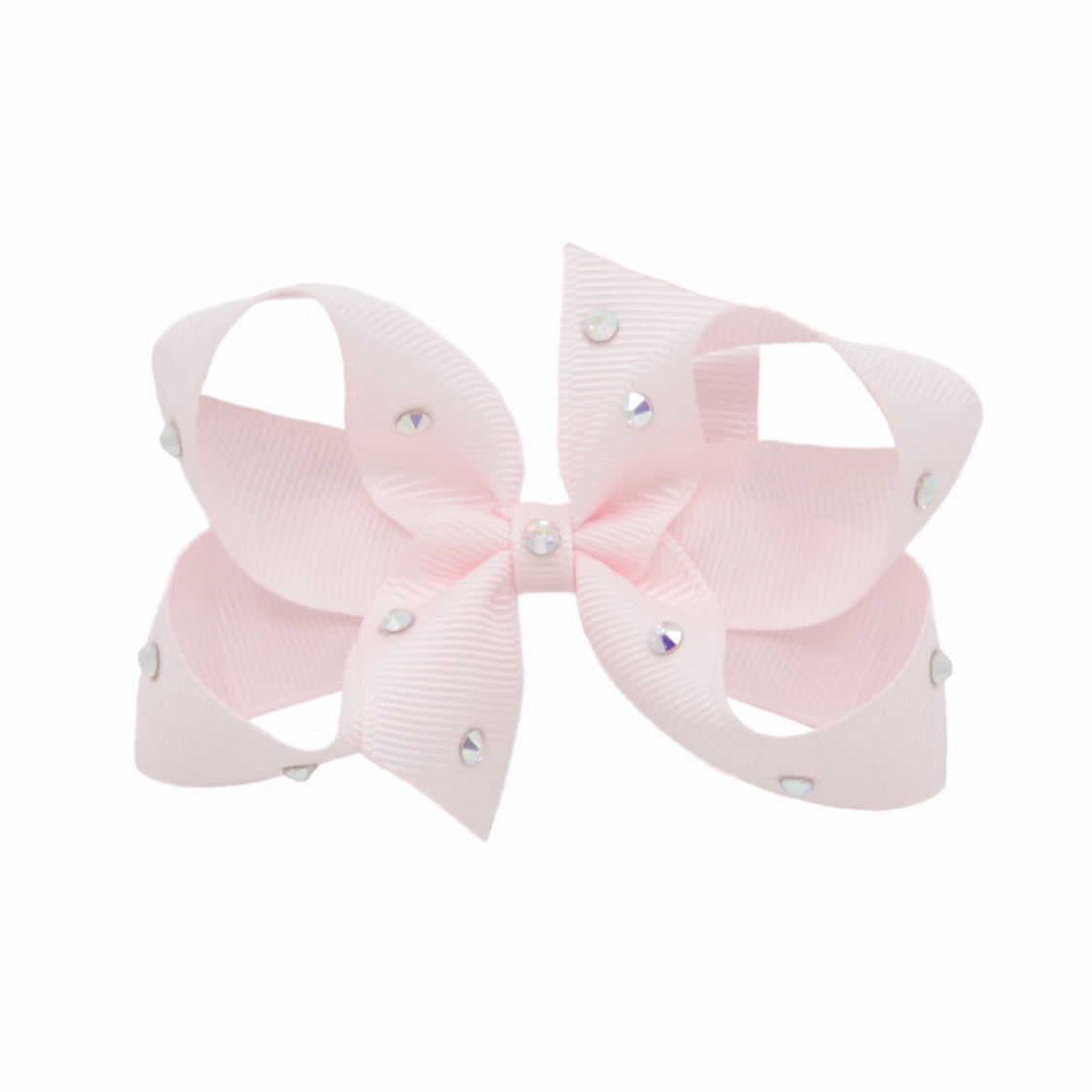 Olilia-Medium Classic Bow-Powder Pink