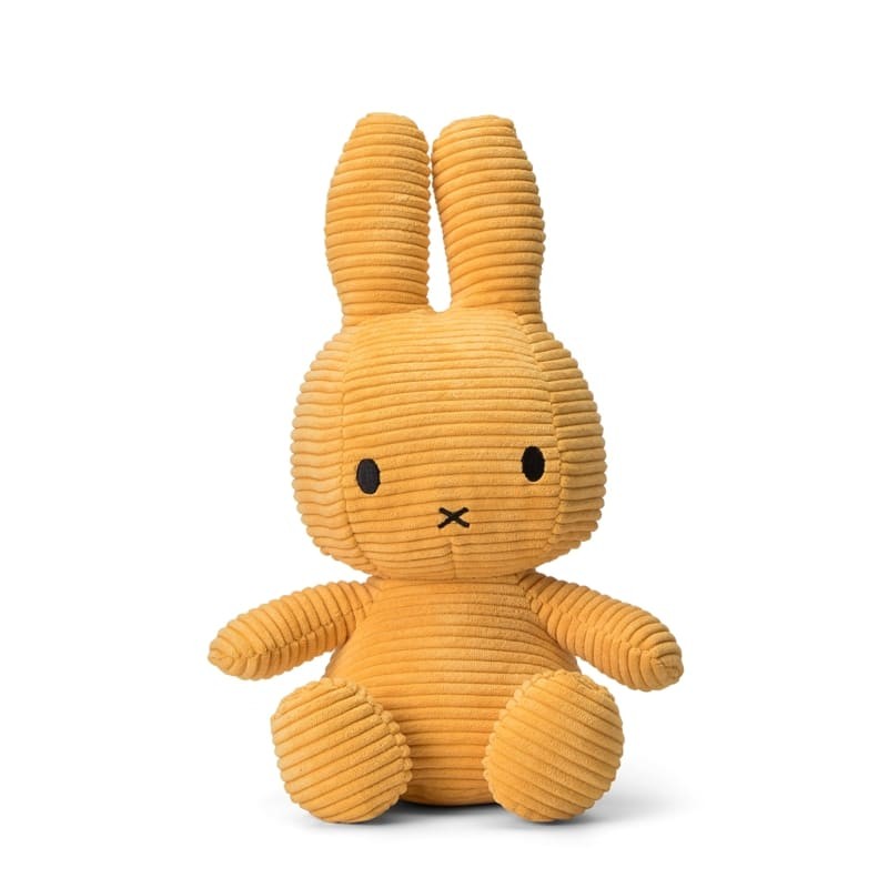 Miffy-33cm Corduroy Yellow