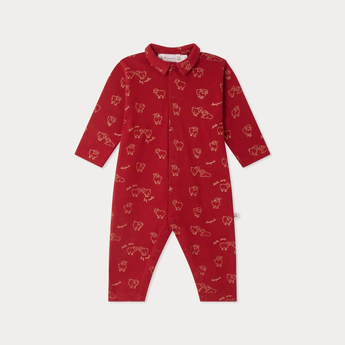 Bonpoint-Pyjama Brynel Cny Imp Rouge