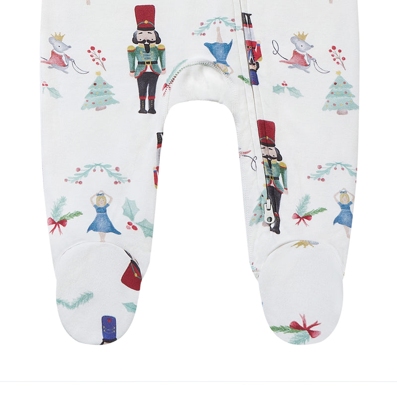 Nest Designs-Long Sleeve Footed Sleeper Nutcracker