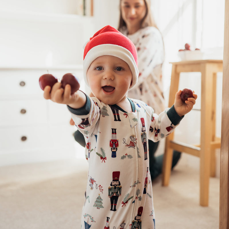 Nest Designs-Long Sleeve Footed Sleeper Nutcracker