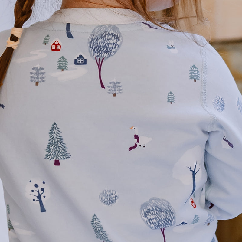 Nest Designs-Long Sleeve PJ Set Snowy Snuggles