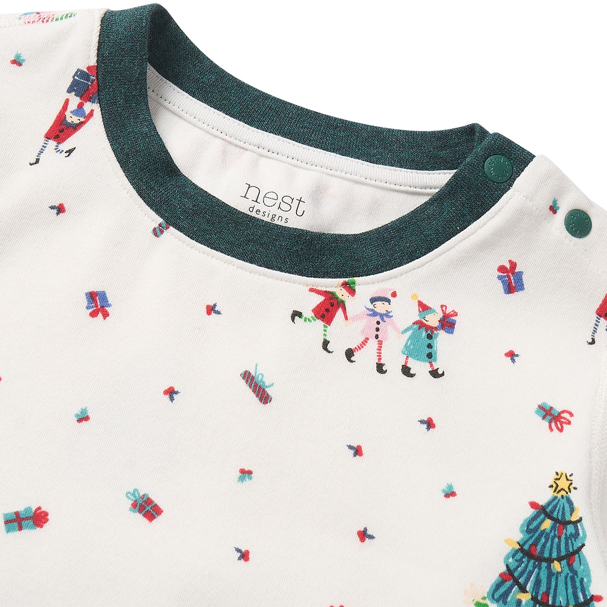 Nest Designs-L/S PJ Set Santas Elves