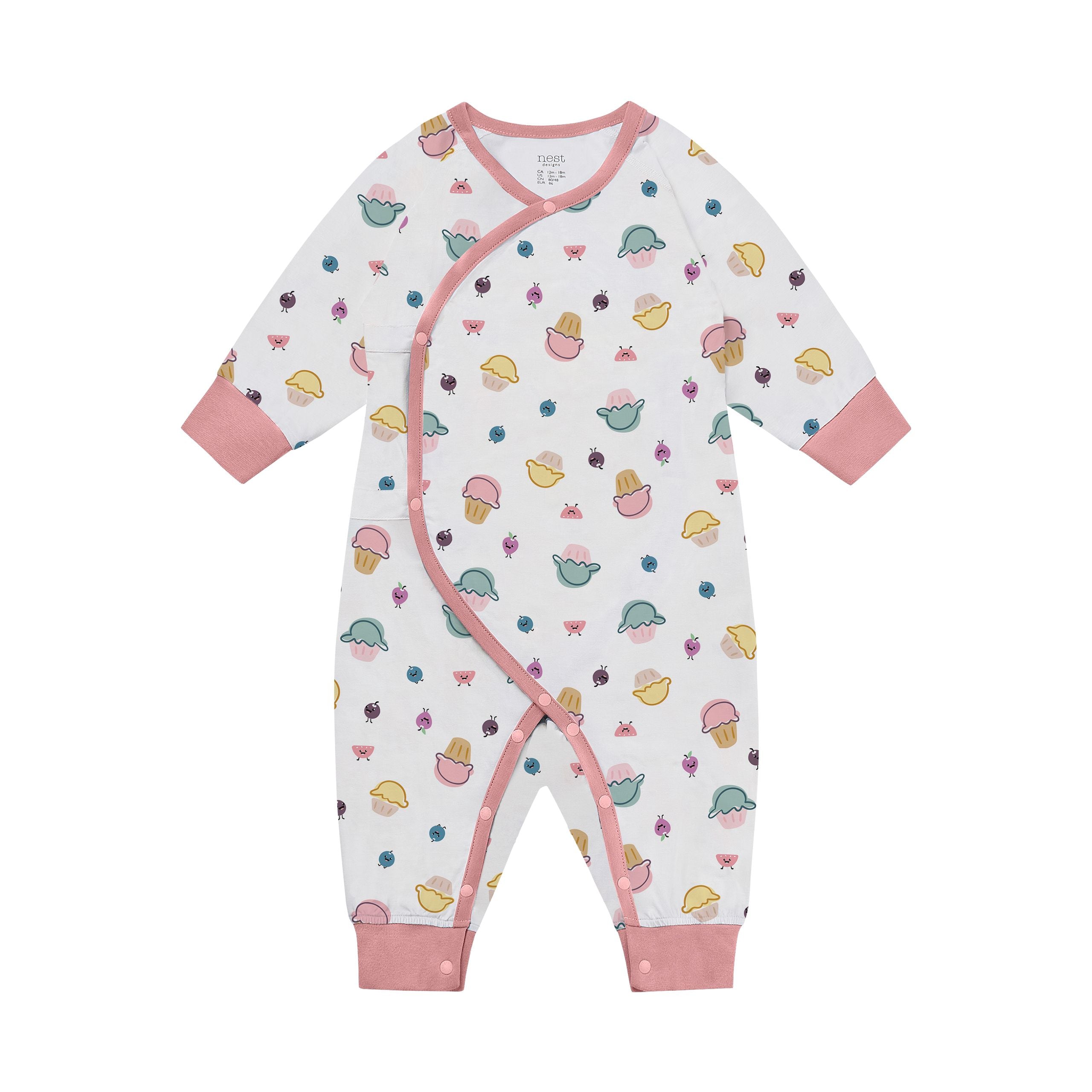 Nest Designs-Long Sleeve Romper Muffin Man