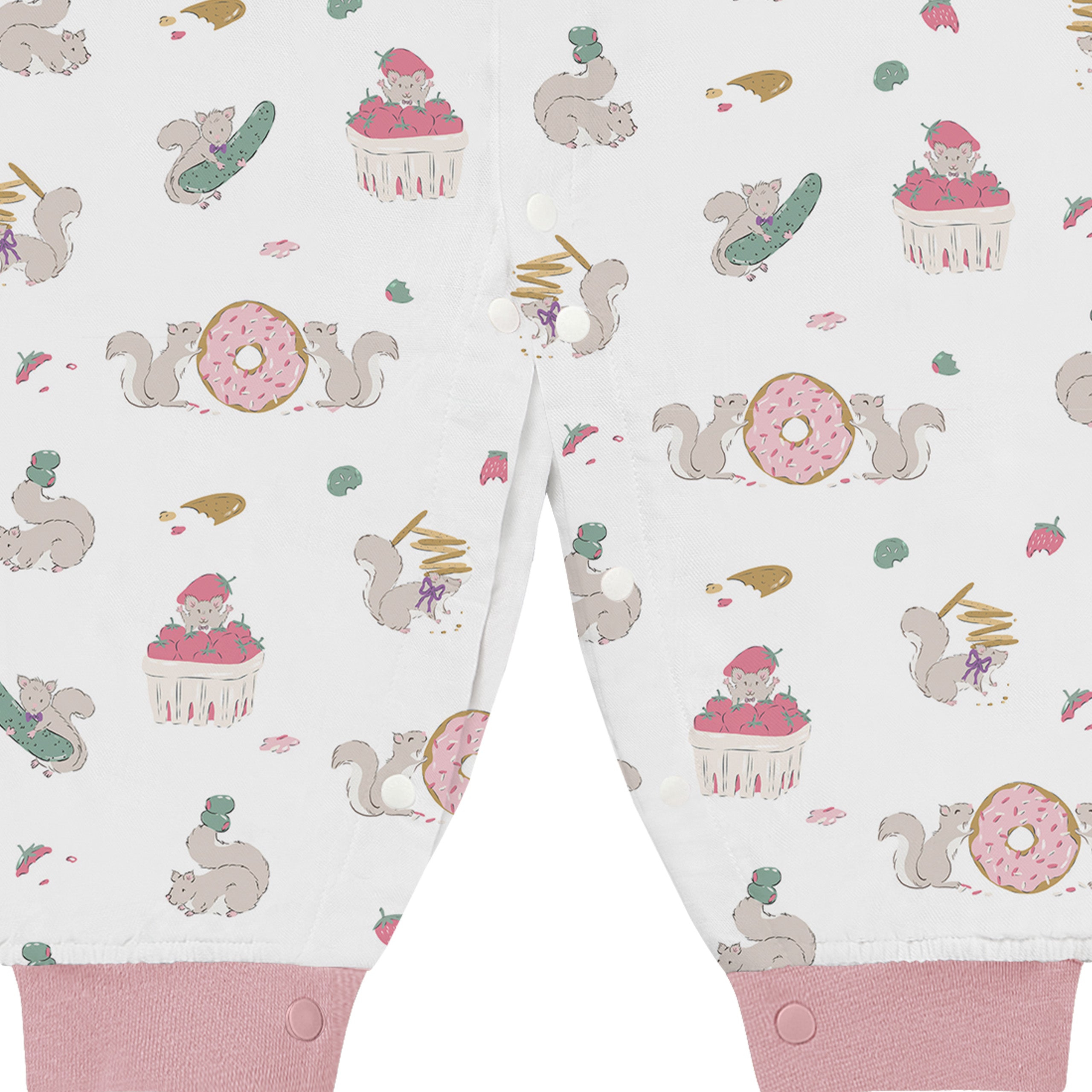 Nest Designs-Baby Short Sleeve Romper Very Squirrelly
