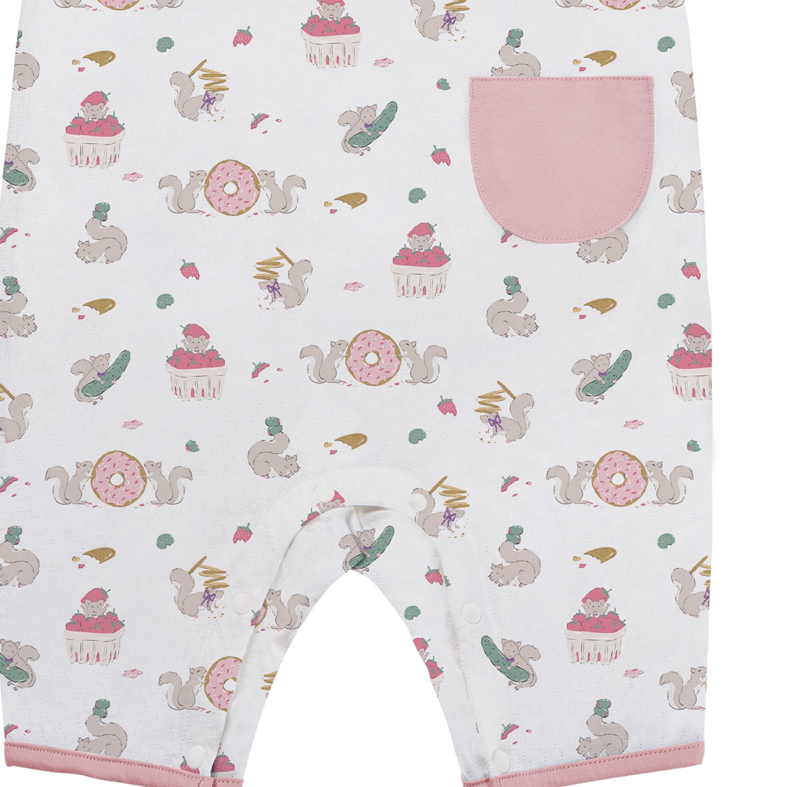 Nest Designs-Baby Sleeveless Romper Very Squirrelly