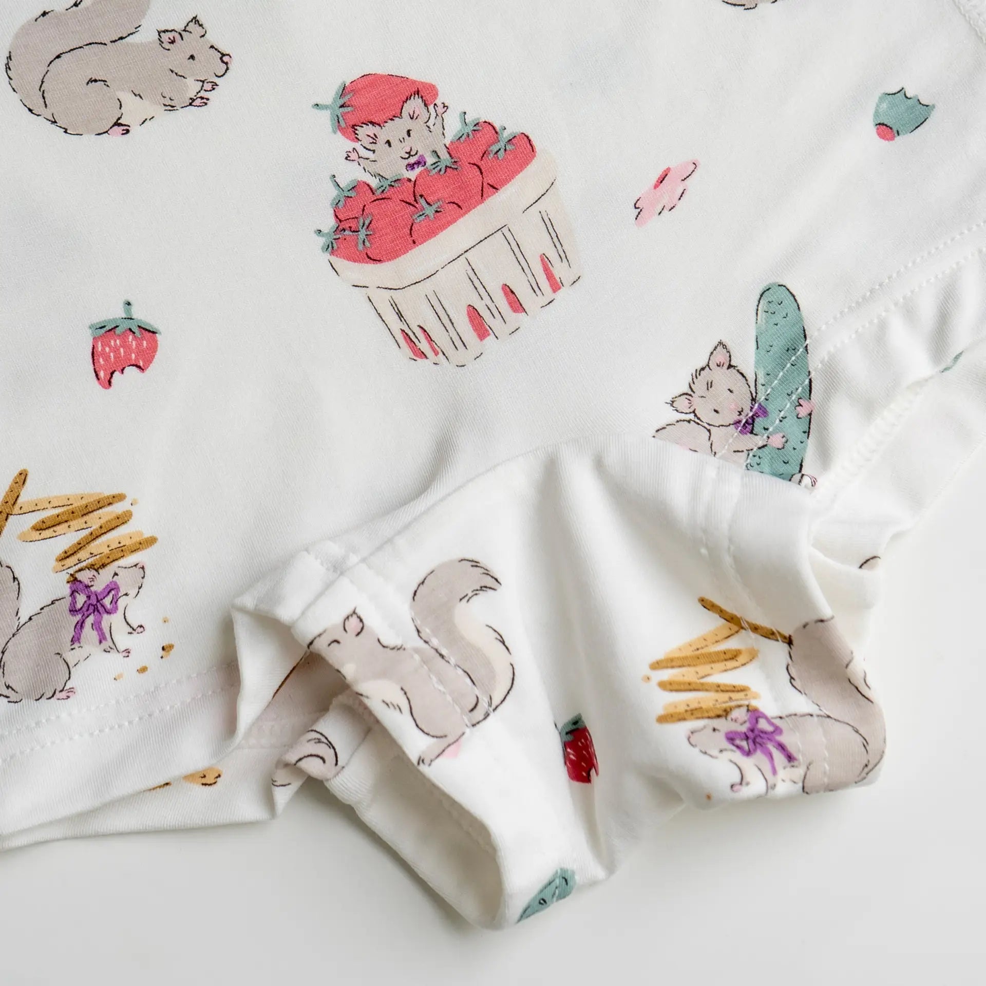 Nest Designs-Girls Boy Short Underwear (2 Pack) Doggie Meadow/Very Squirrelly