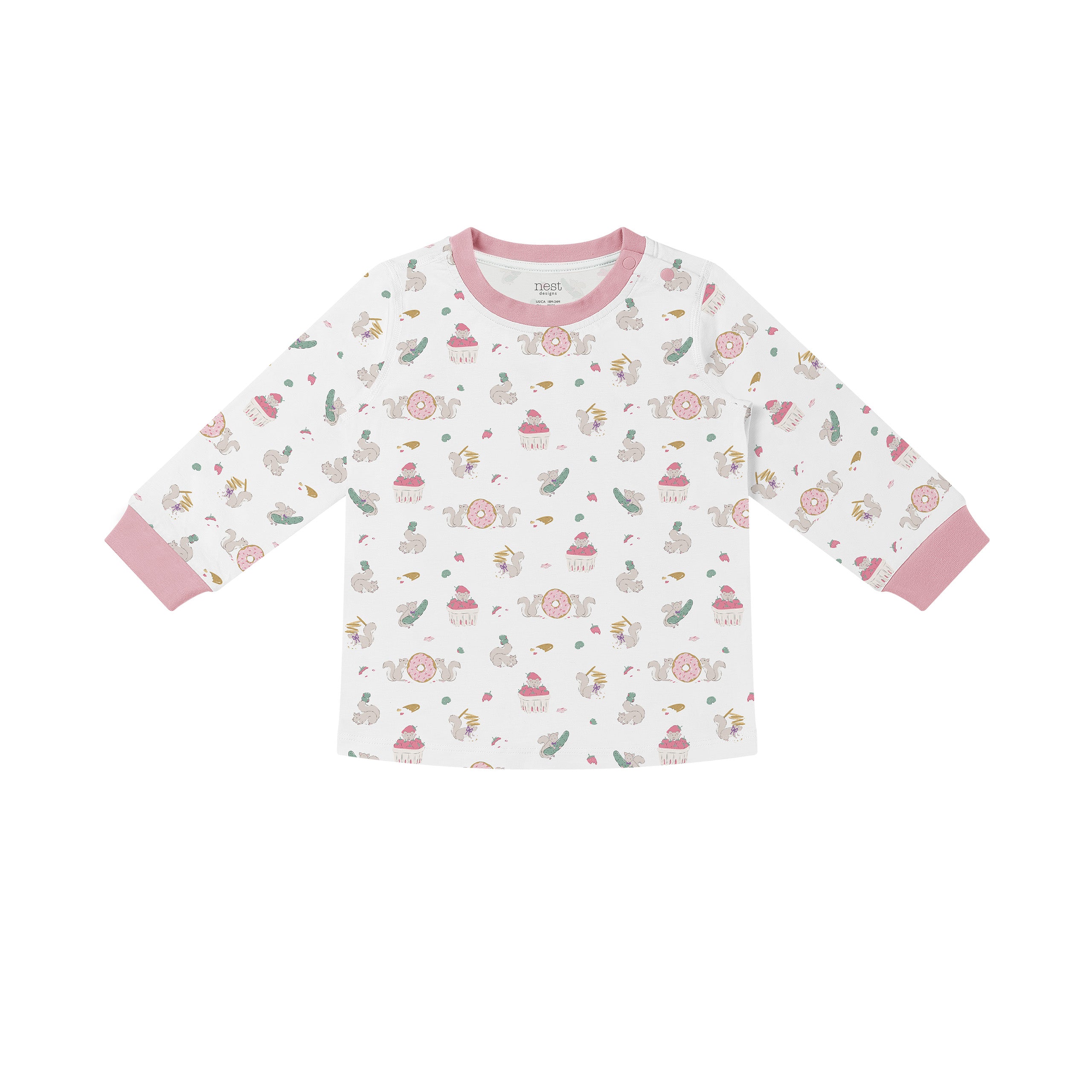 Nest Designs-Long Sleeve PJ Set Very Squirrelly