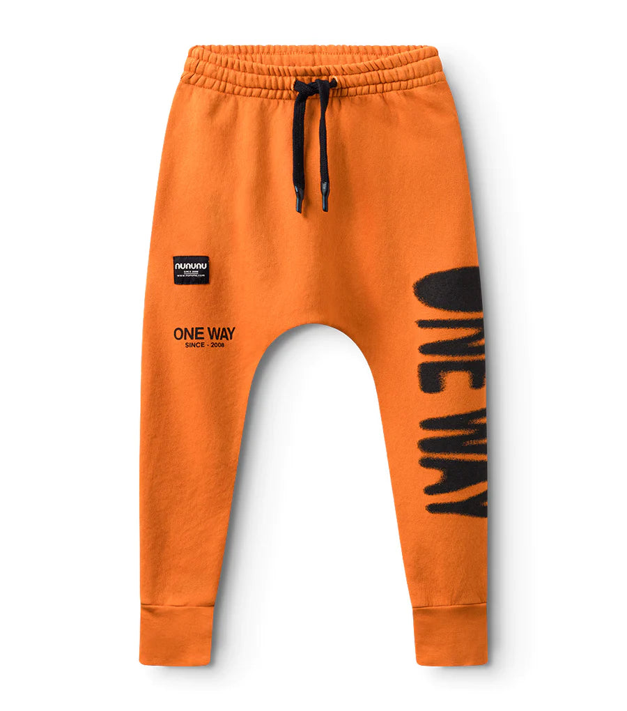 ONE WAY BAGGY PANTS ORANGE