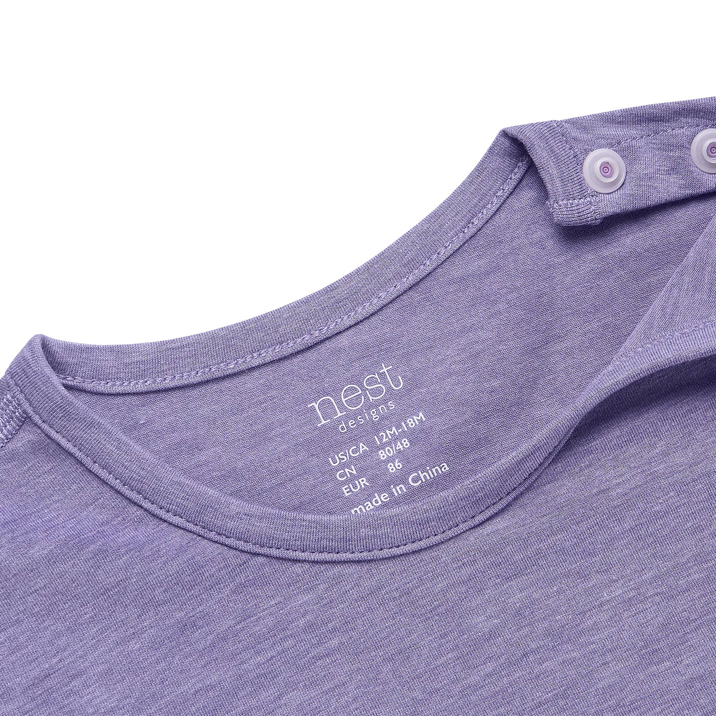 Nest Designs-Short Sleeve T-Shirt Violet Blooms