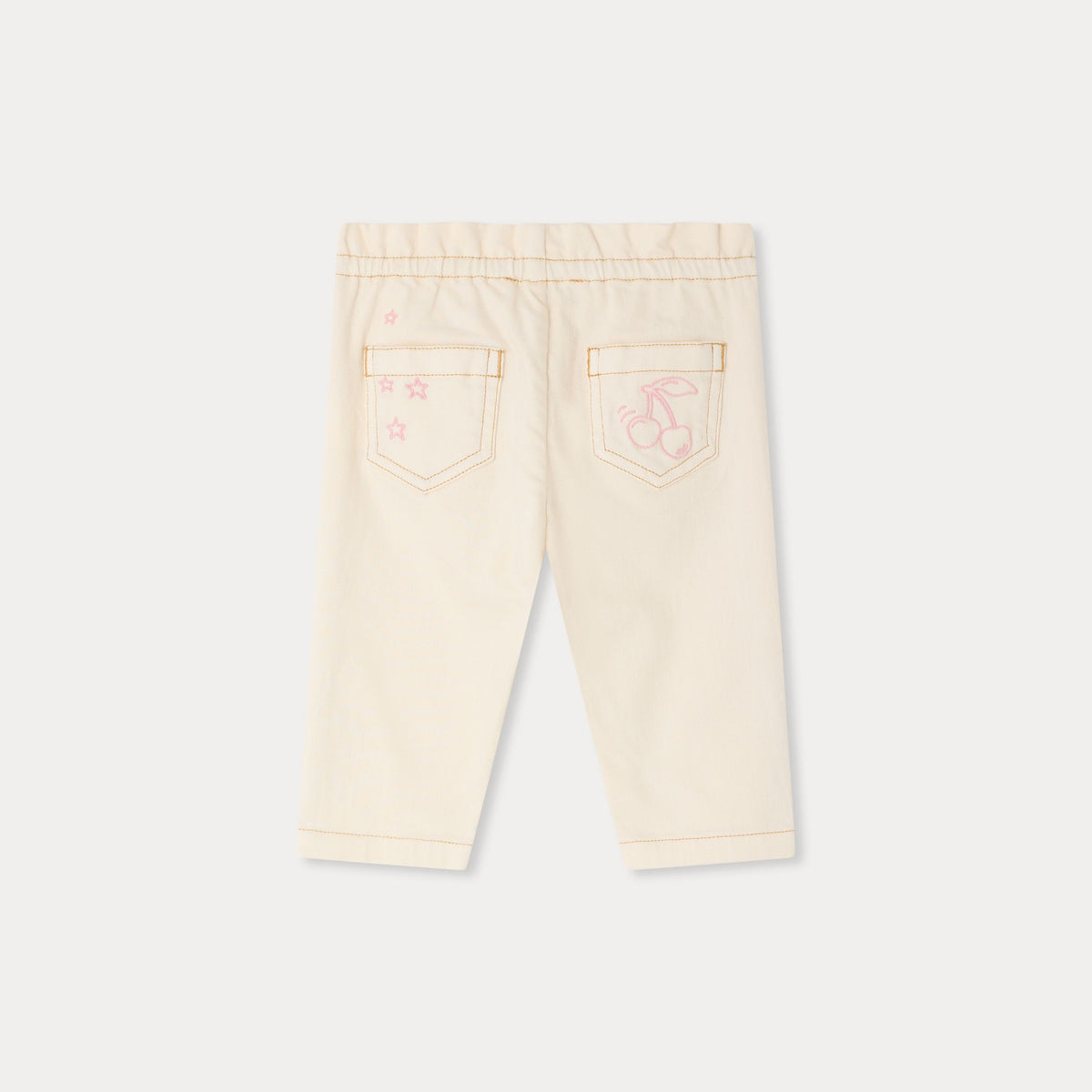 Bonpoint-Bebe Pantalon Luciole Ecru