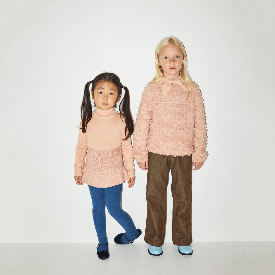 Misha & Puff-Original Popcorn Sweater Faded Rose