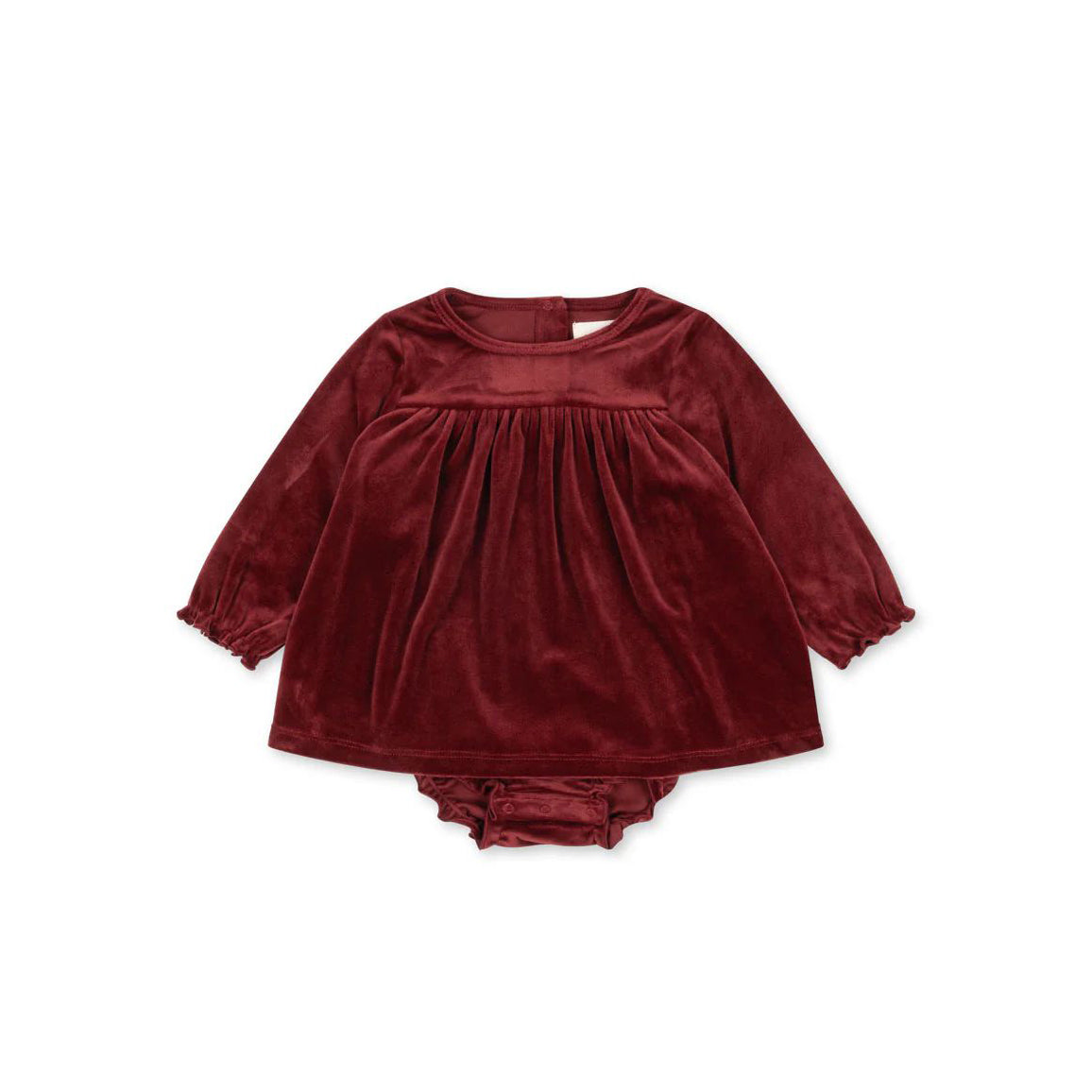 Konges Sljd Red Dahlia Jingle Romper Dress GRS - Children's Dresses Konges Sljd Red Dahlia Jingle Romper Dress GRS - Children's Dresses