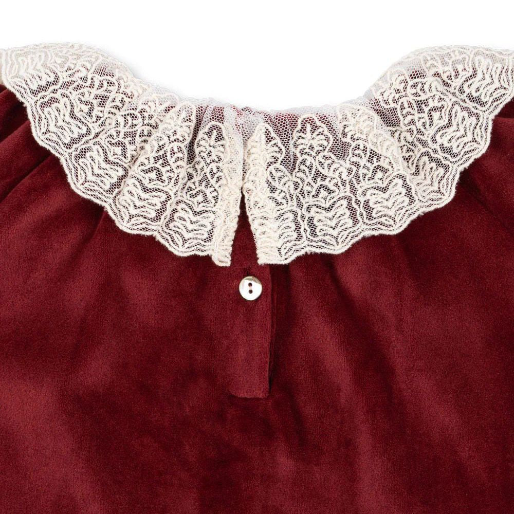 Konges Sløjd-Venola Romper Grs Red Dahlia