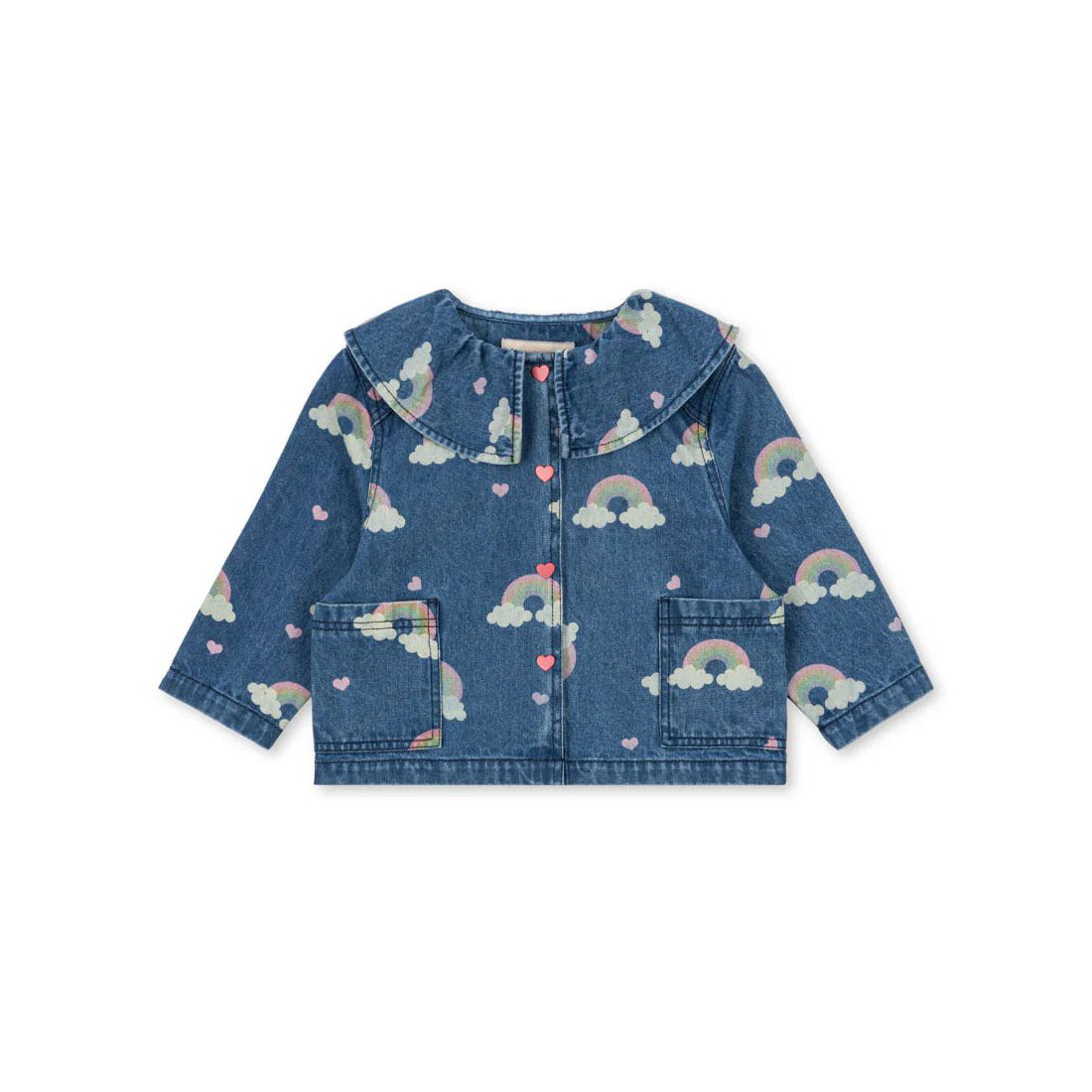 Konges Sløjd-Magot Denim Shirt Gots Rainbow