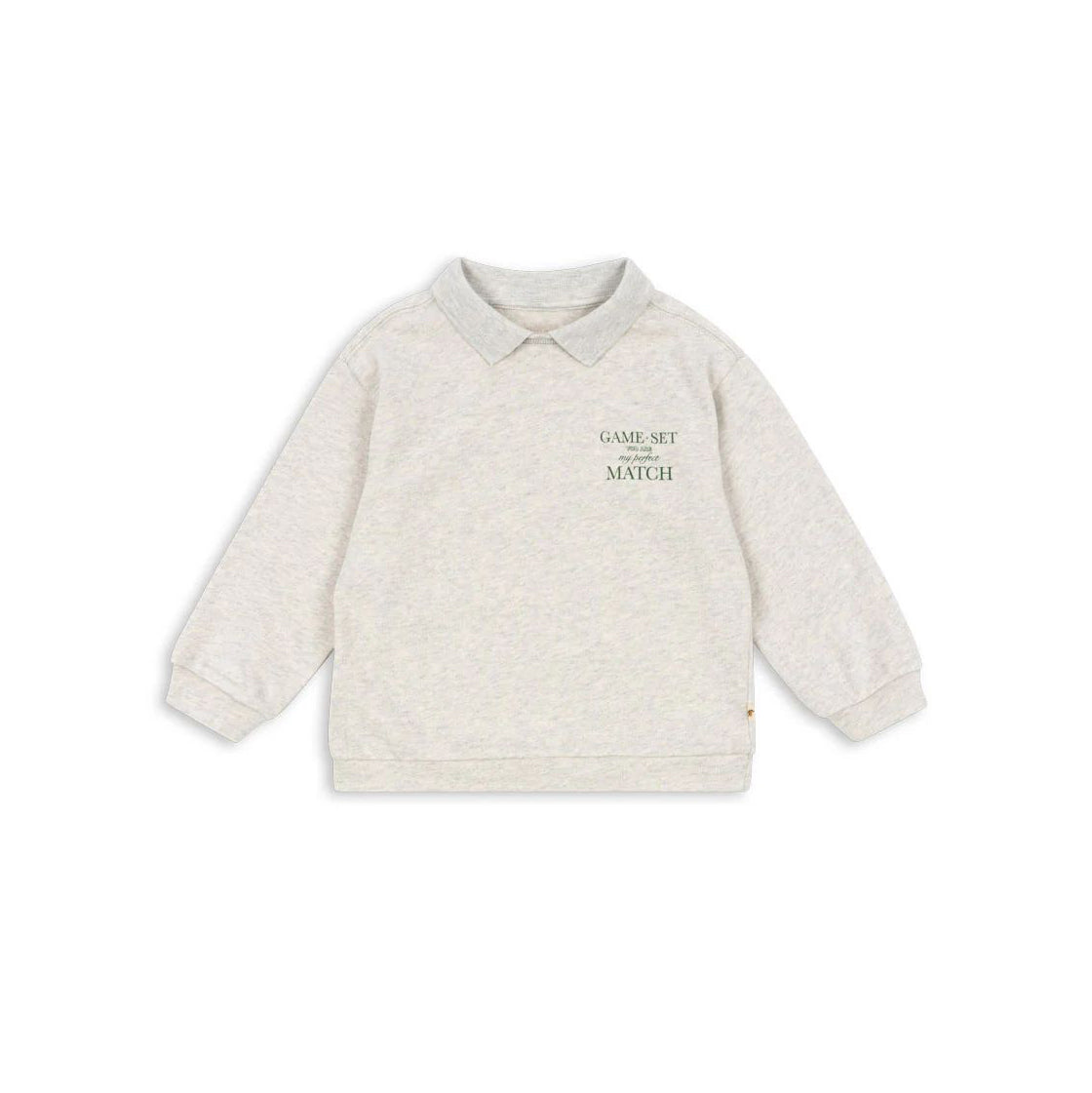 Konges Sløjd-Spotty Ls Polo Gots Off White Melange
