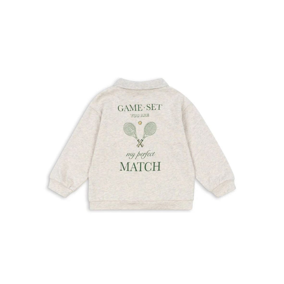 Konges Sløjd-Spotty Ls Polo Gots Off White Melange